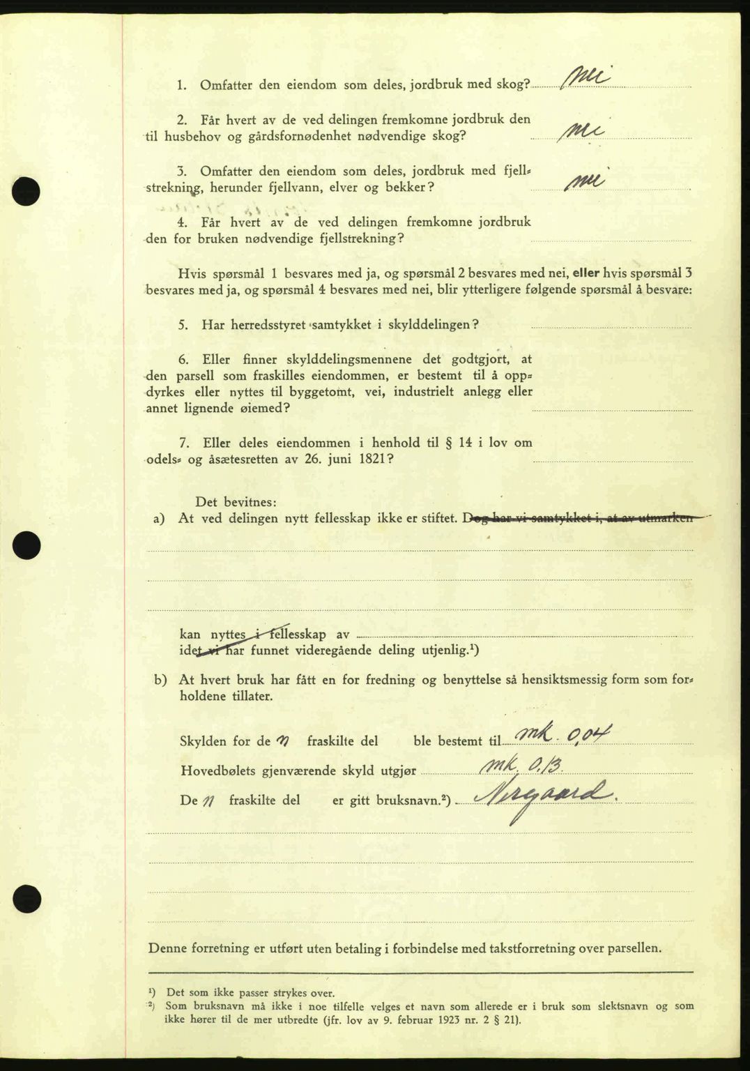 Hitra sorenskriveri, AV/SAT-A-0018/2/2C/2Ca: Mortgage book no. A2, 1943-1945, Diary no: : 723/1944