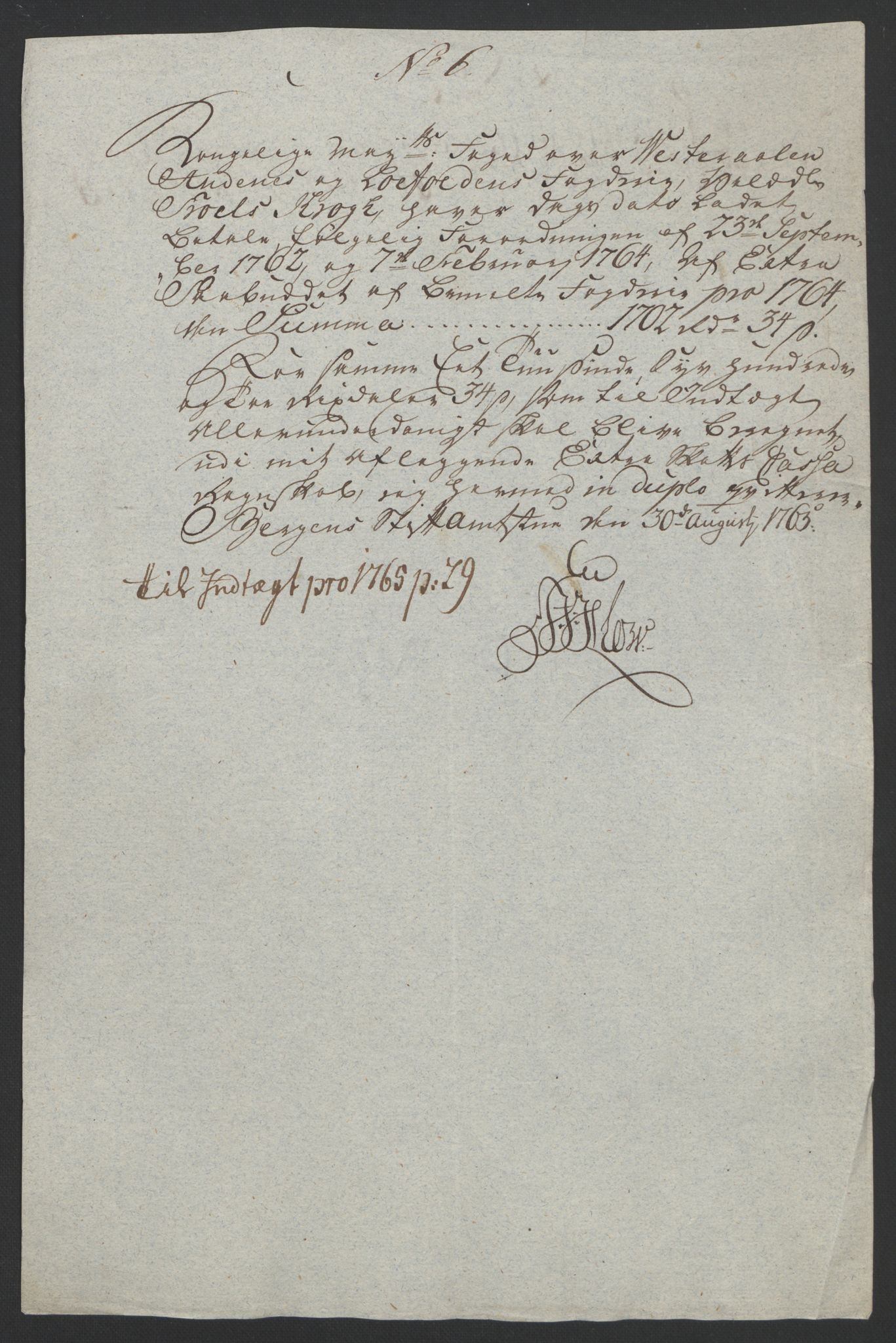 Rentekammeret inntil 1814, Reviderte regnskaper, Fogderegnskap, RA/EA-4092/R67/L4747: Ekstraskatten Vesterålen, Andenes og Lofoten, 1762-1766, p. 433