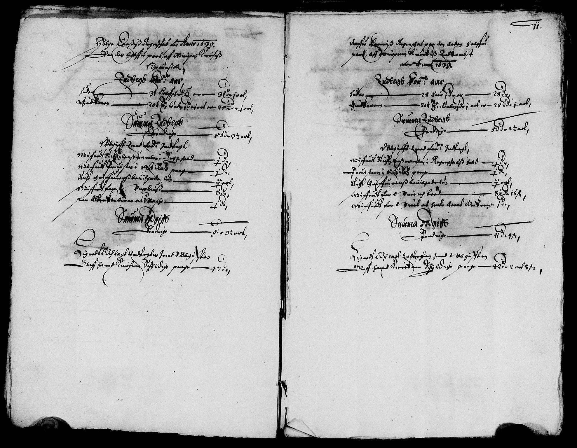 Rentekammeret inntil 1814, Reviderte regnskaper, Lensregnskaper, AV/RA-EA-5023/R/Rb/Rbp/L0023: Bratsberg len, 1639-1640