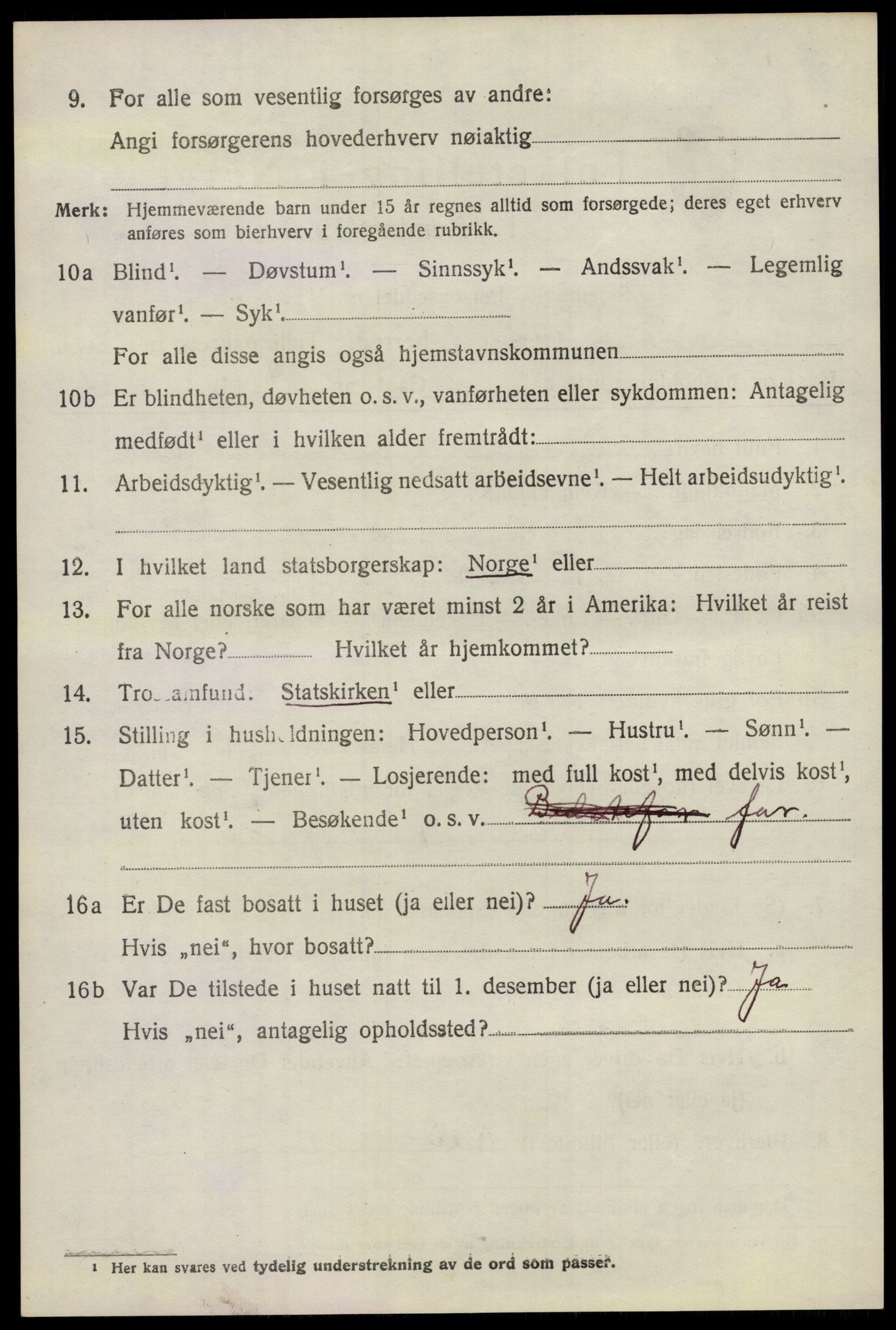 SAO, 1920 census for Nannestad, 1920, p. 3102