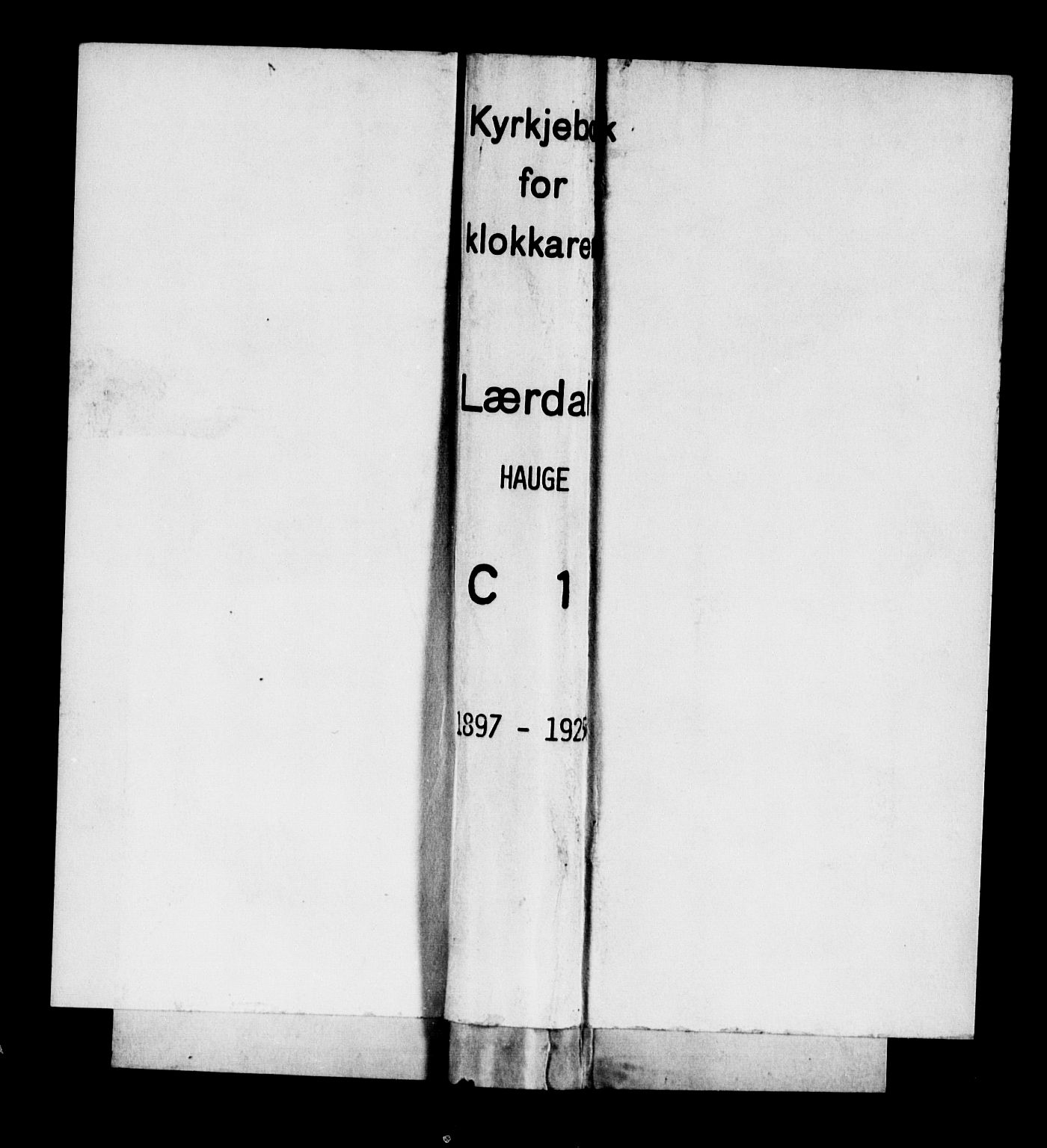 Lærdal sokneprestembete, SAB/A-81201: Parish register (copy) no. C 1, 1897-1925