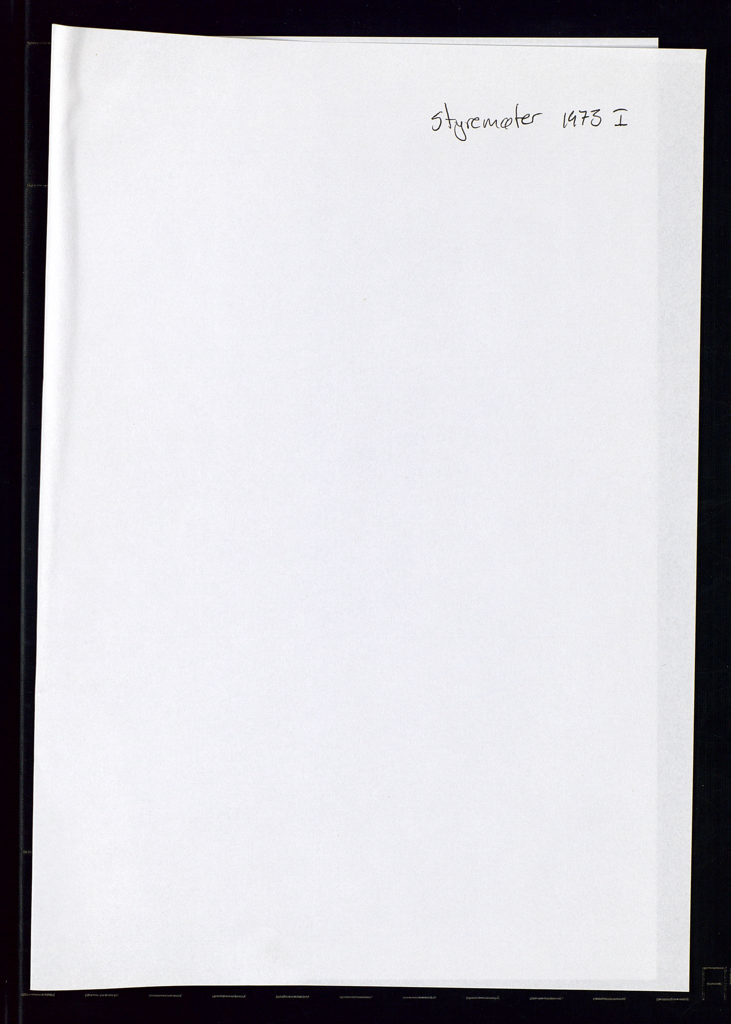 PA 1544 - Norsk Brændselolje A/S, AV/SAST-A-101965/1/A/Ab/L0008/0002: Styret, styremøter, bedriftsforsamling, generalforsamling  / Styremøter 1973, bedriftsforsamling, 1973-1975, p. 3