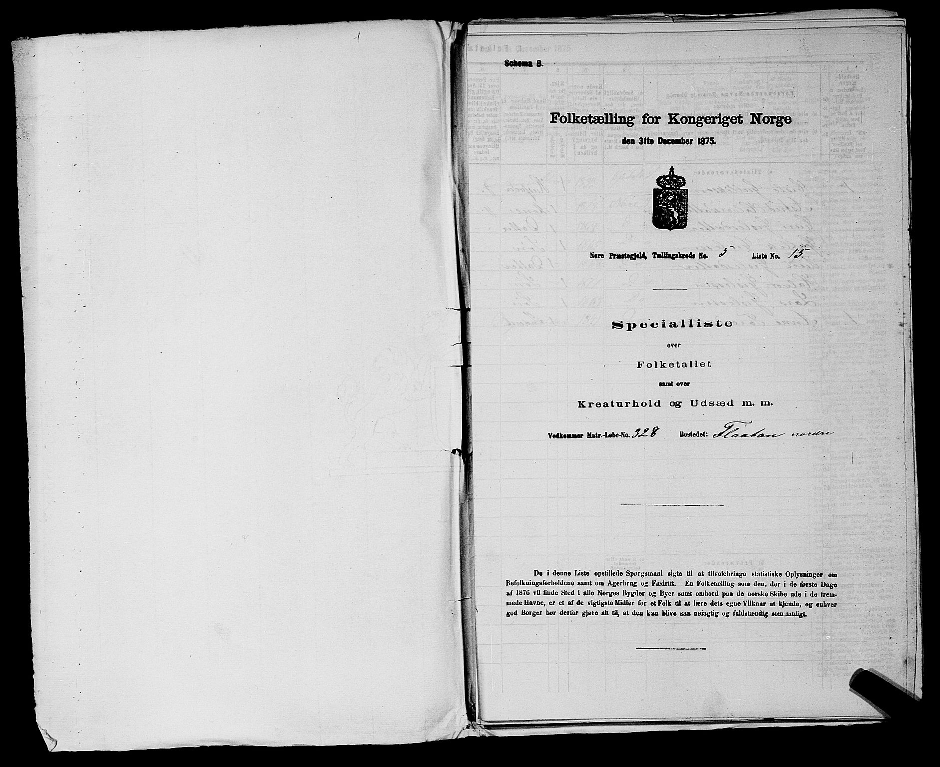 SAKO, 1875 census for 0633P Nore, 1875, p. 669