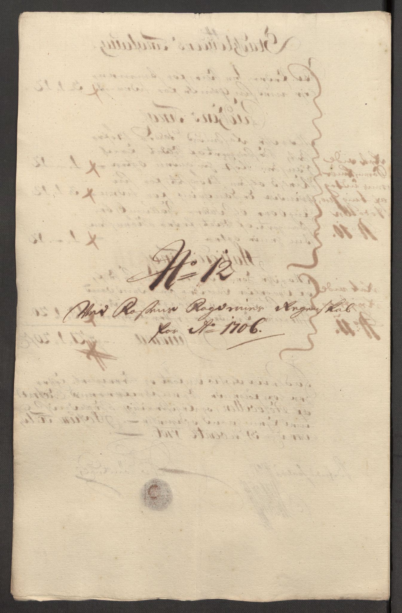 Rentekammeret inntil 1814, Reviderte regnskaper, Fogderegnskap, AV/RA-EA-4092/R57/L3857: Fogderegnskap Fosen, 1706-1707, p. 130