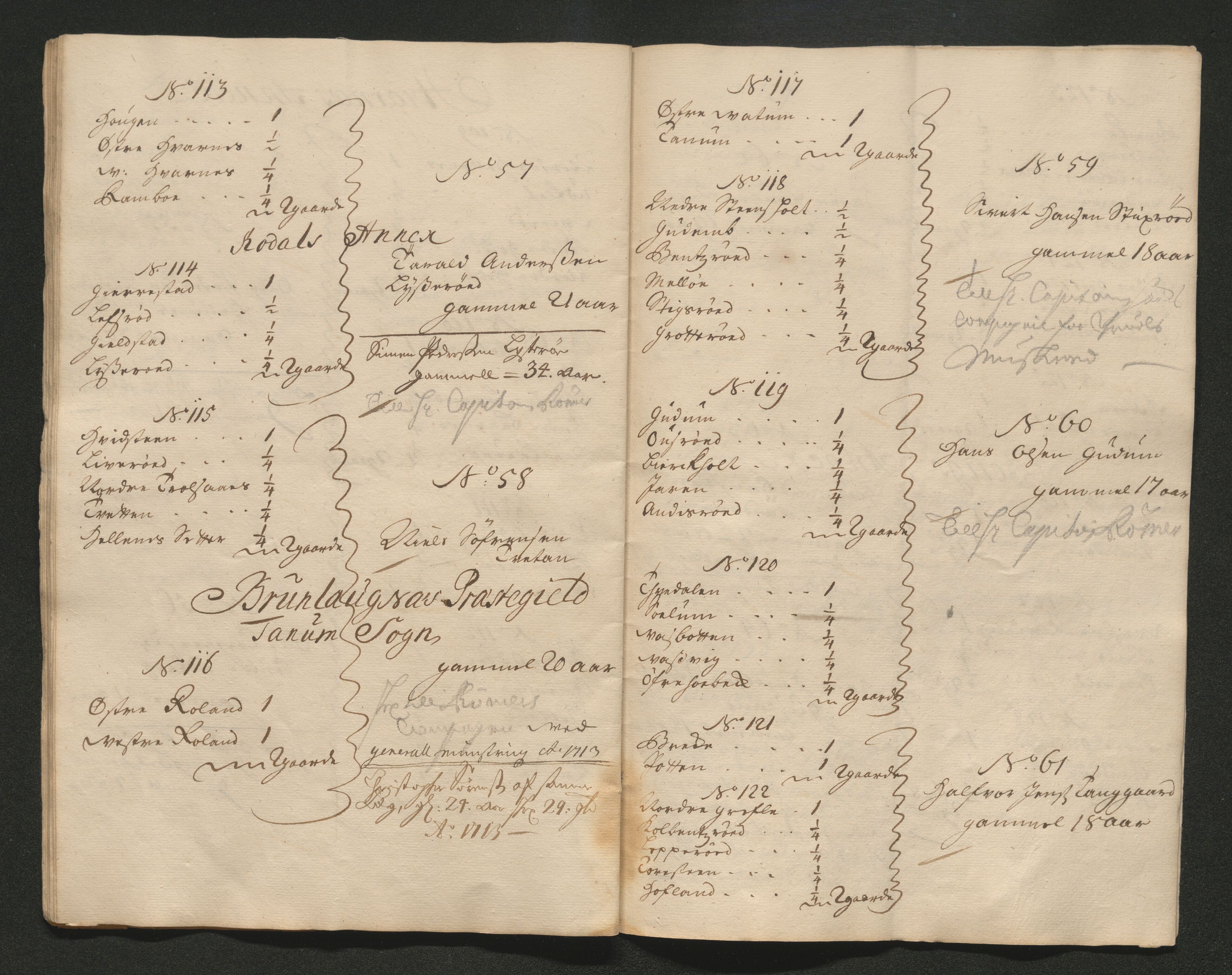 Larvik grevskap, AV/SAKO-A-1056/F/Ff/Ffa/L0001: Ruller og manntall, 1708-1734, p. 82