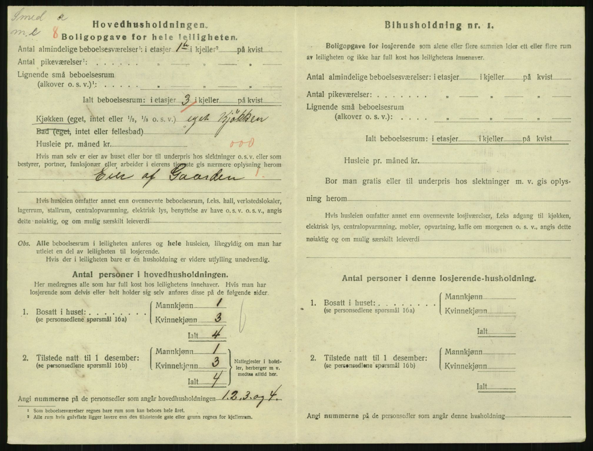 SAKO, 1920 census for Horten, 1920, p. 5852