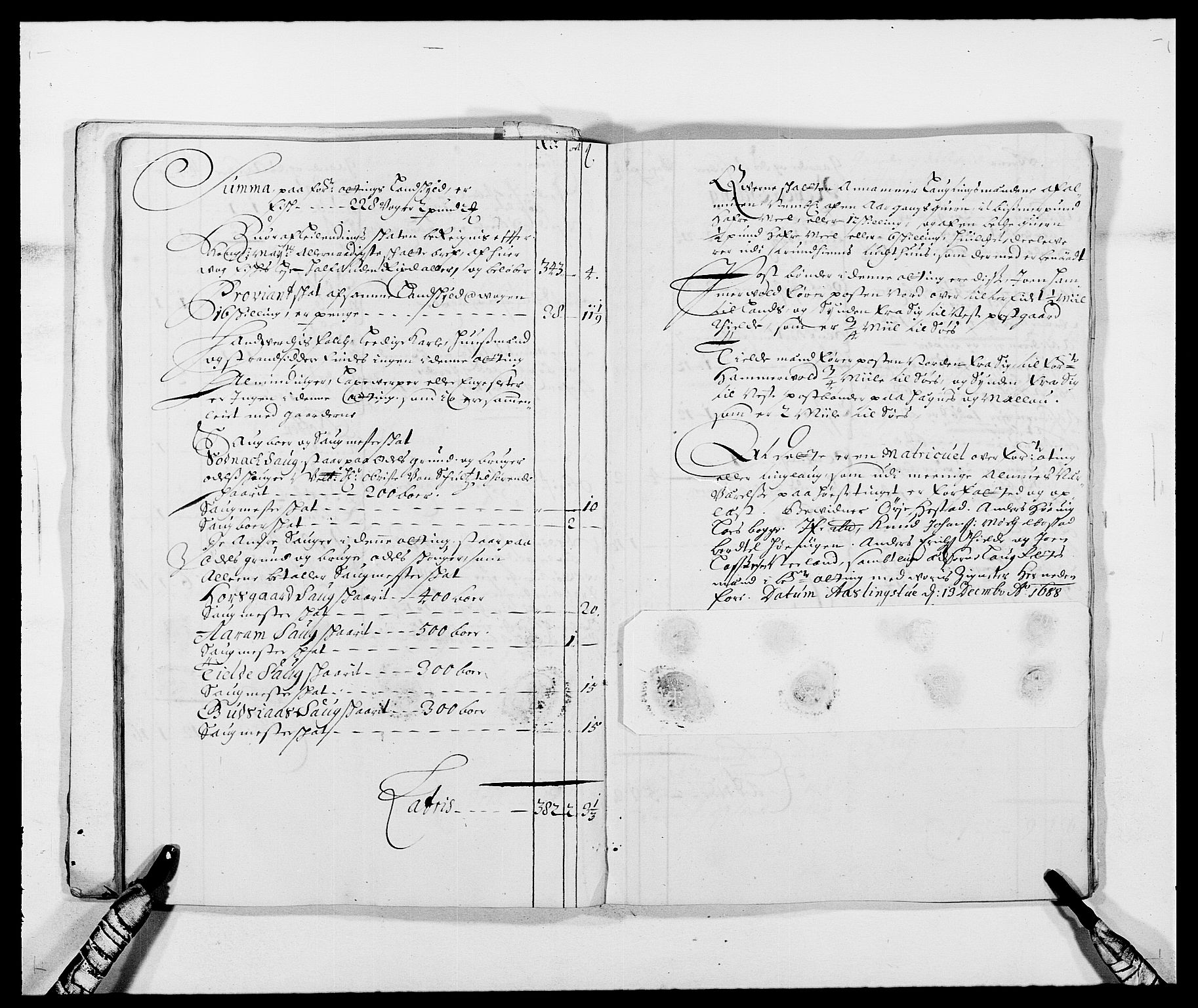 Rentekammeret inntil 1814, Reviderte regnskaper, Fogderegnskap, RA/EA-4092/R55/L3648: Fogderegnskap Romsdal, 1687-1689, p. 181