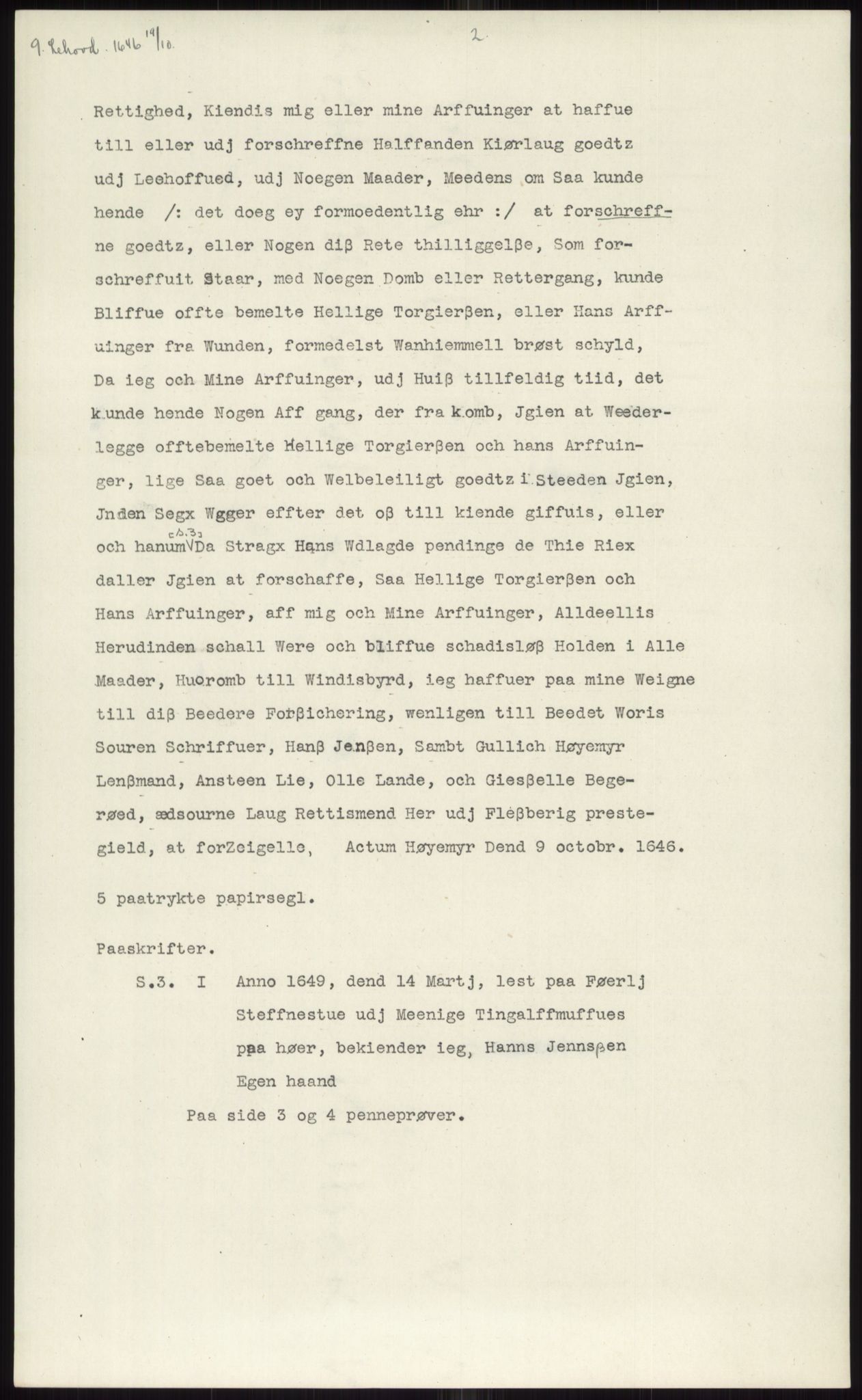 Samlinger til kildeutgivelse, Diplomavskriftsamlingen, AV/RA-EA-4053/H/Ha, p. 1175