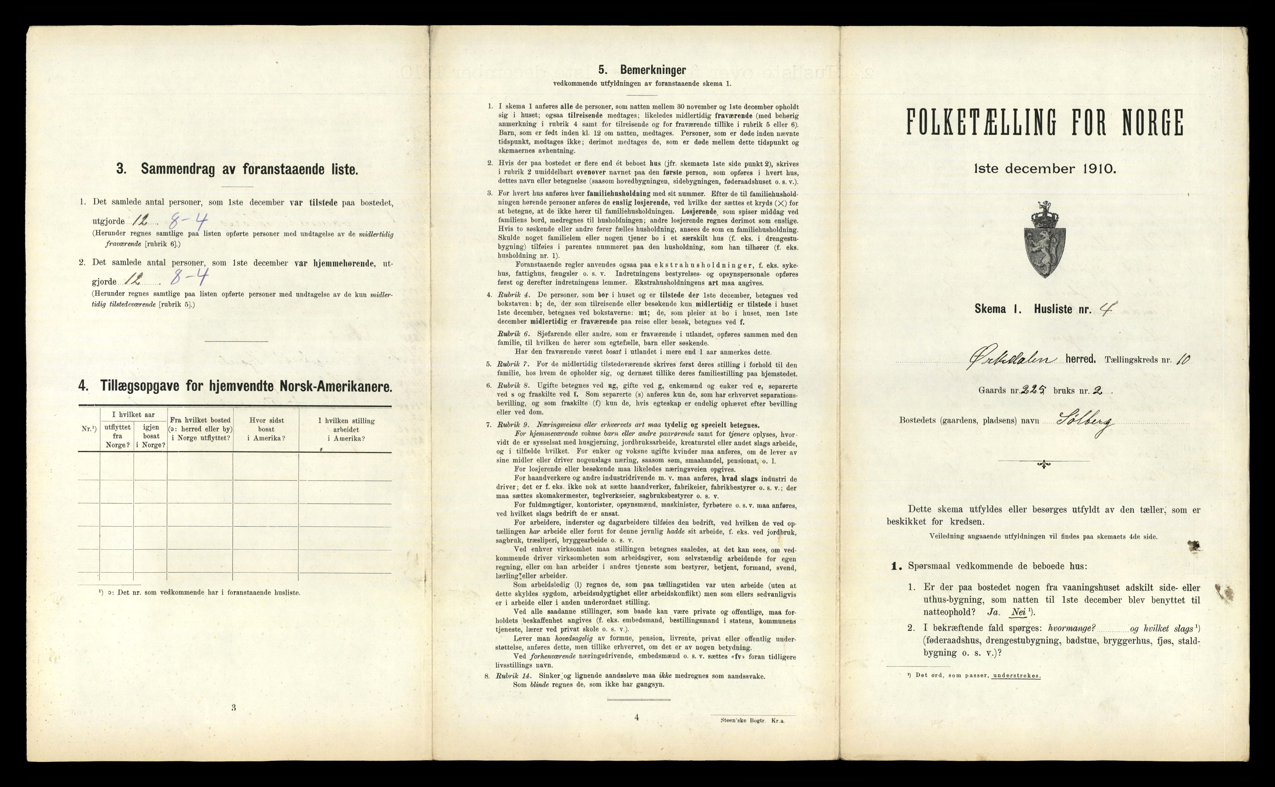 RA, 1910 census for Orkdal, 1910, p. 2019