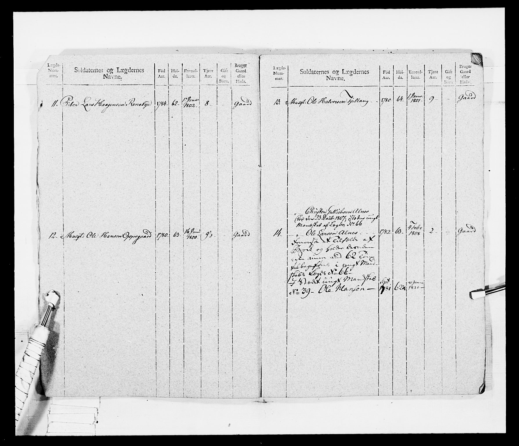 Generalitets- og kommissariatskollegiet, Det kongelige norske kommissariatskollegium, AV/RA-EA-5420/E/Eh/L0042: 1. Akershusiske nasjonale infanteriregiment, 1810, p. 374