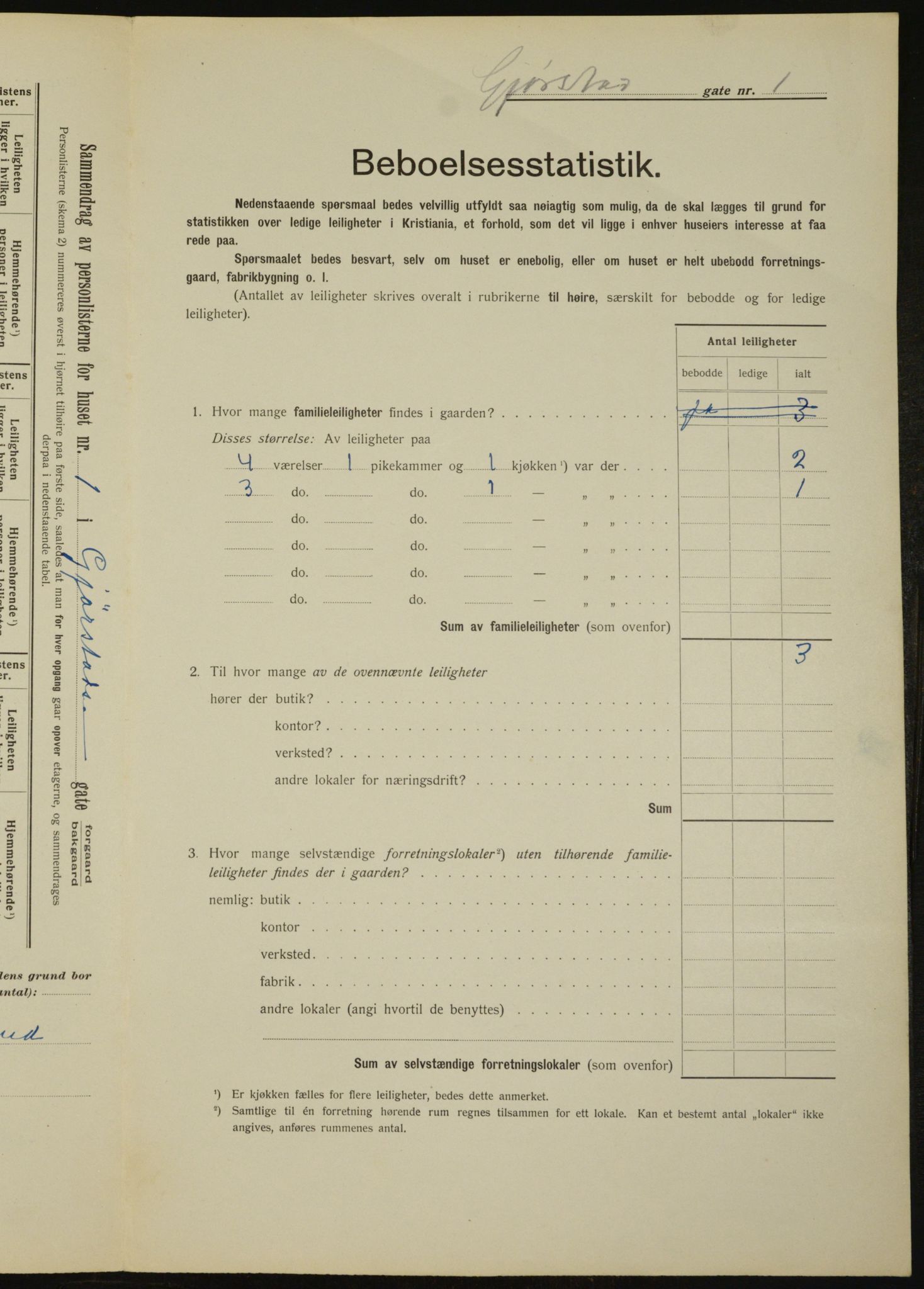 OBA, Municipal Census 1912 for Kristiania, 1912, p. 29110