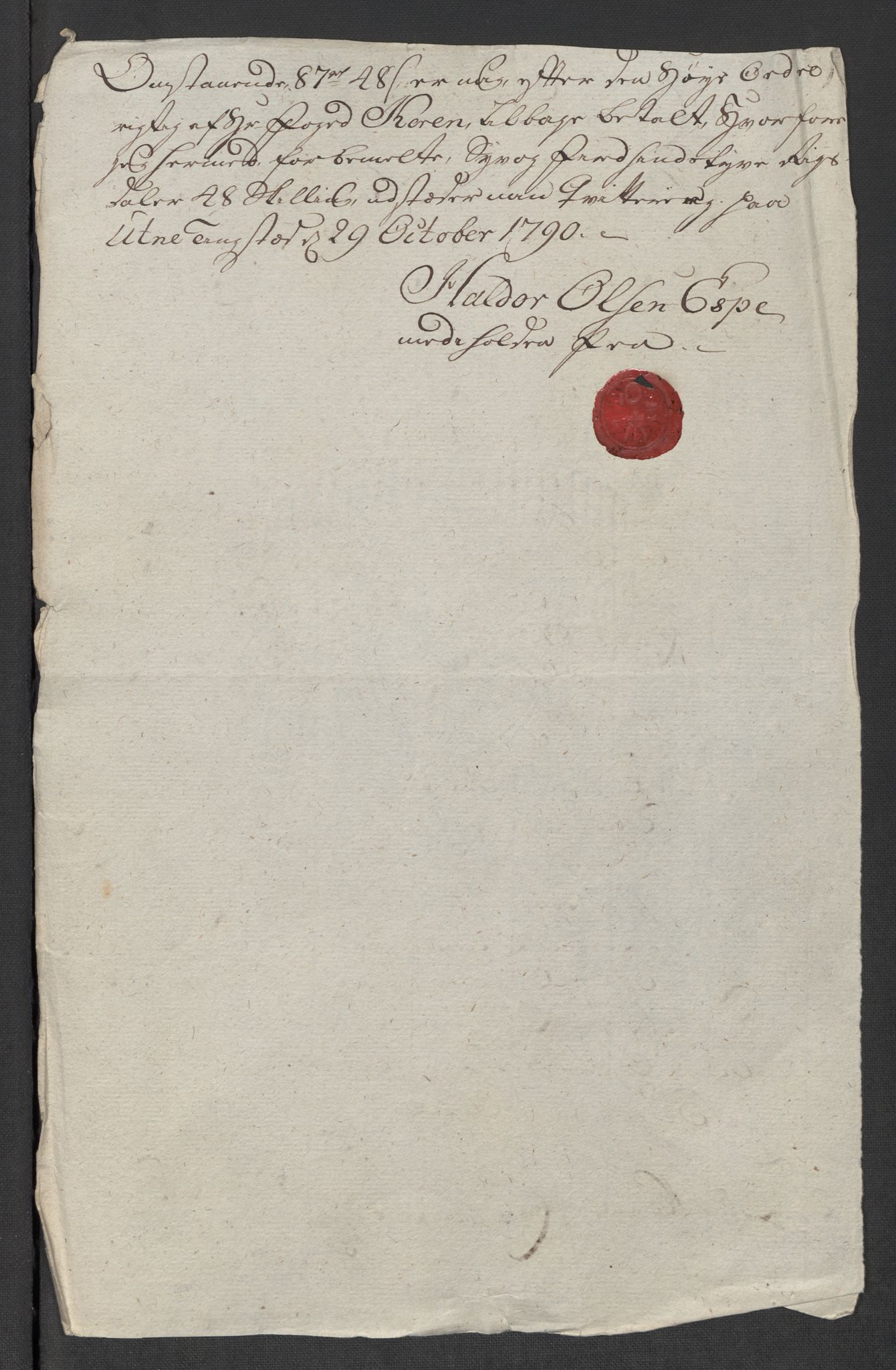 Rentekammeret inntil 1814, Reviderte regnskaper, Mindre regnskaper, AV/RA-EA-4068/Rf/Rfe/L0049: Sunnhordland og Hardanger fogderi, Sunnmøre fogderi, 1789, p. 17