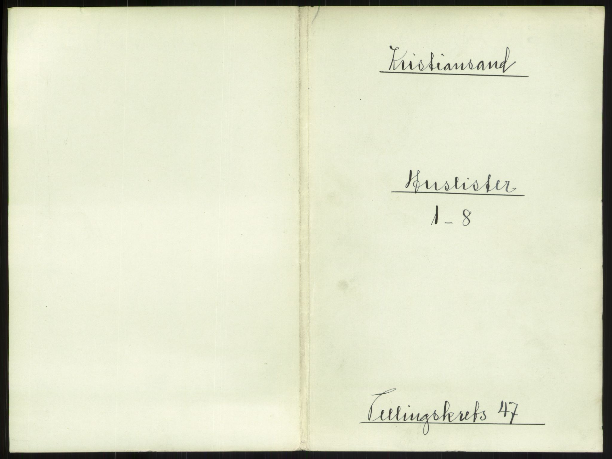 RA, 1891 census for 1001 Kristiansand, 1891, p. 2600