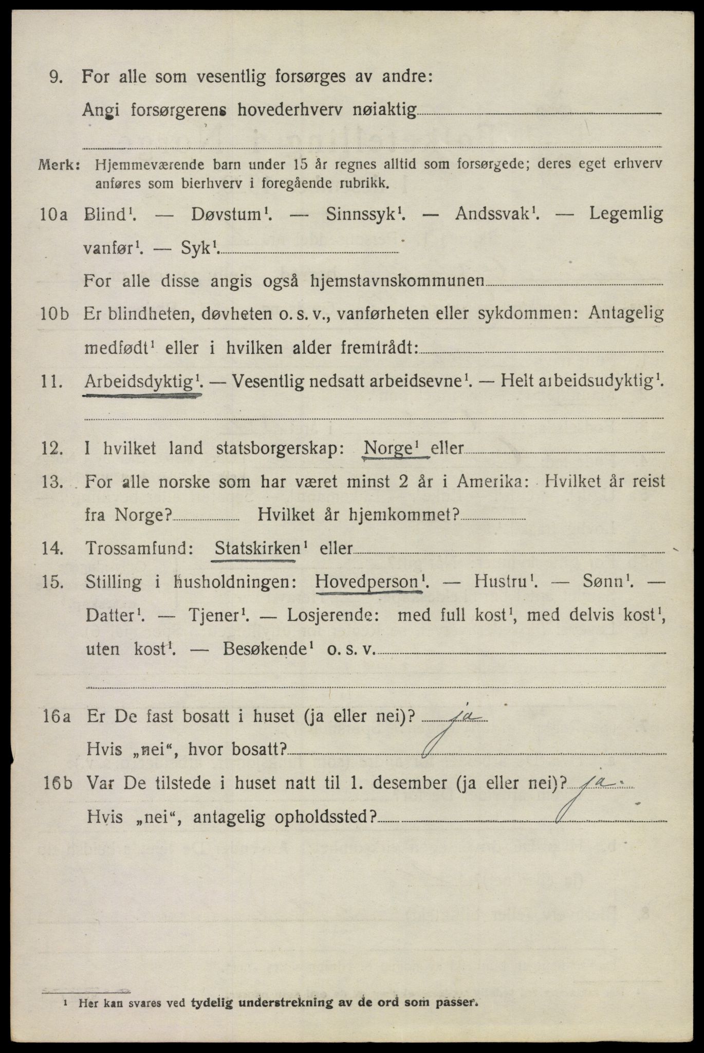 SAO, 1920 census for Våler, 1920, p. 2517