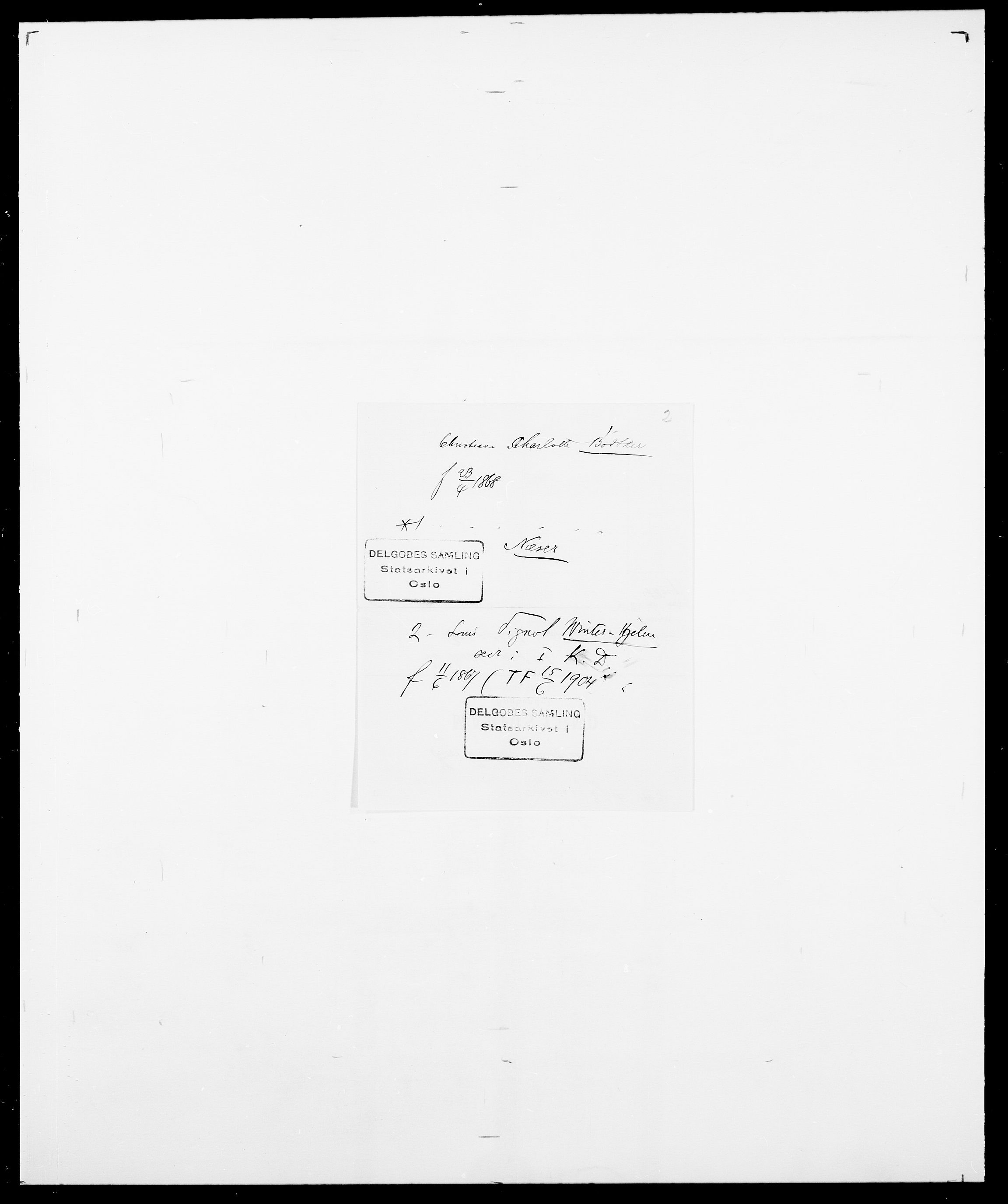 Delgobe, Charles Antoine - samling, AV/SAO-PAO-0038/D/Da/L0007: Buaas - Caphengst, p. 672