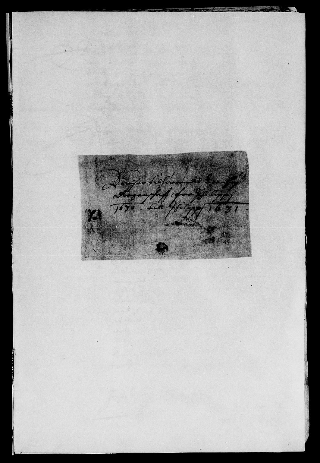 Rentekammeret inntil 1814, Reviderte regnskaper, Lensregnskaper, RA/EA-5023/R/Rb/Rba/L0101: Akershus len, 1630-1631