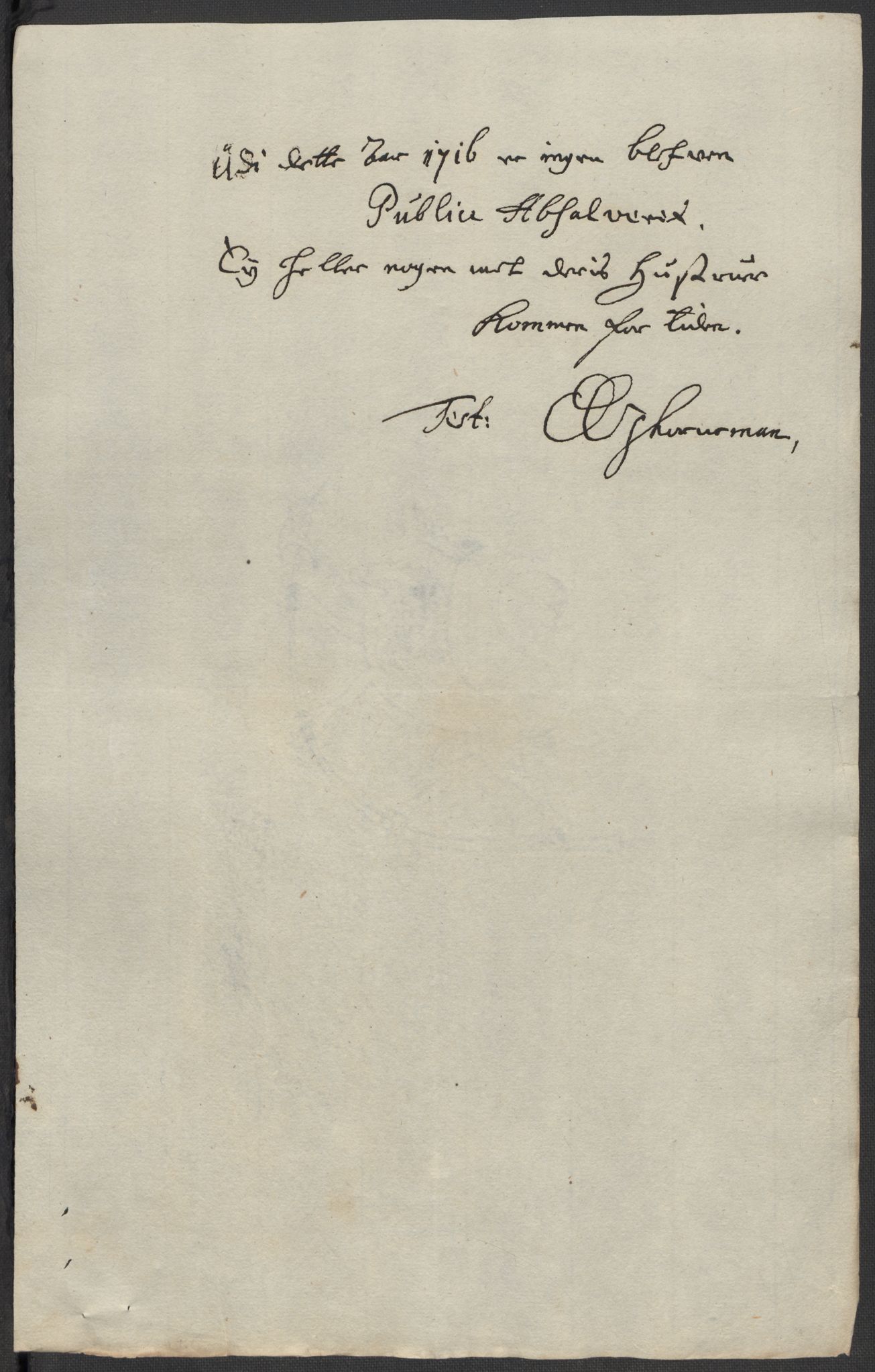 Rentekammeret inntil 1814, Reviderte regnskaper, Fogderegnskap, RA/EA-4092/R13/L0855: Fogderegnskap Solør, Odal og Østerdal, 1716, p. 273