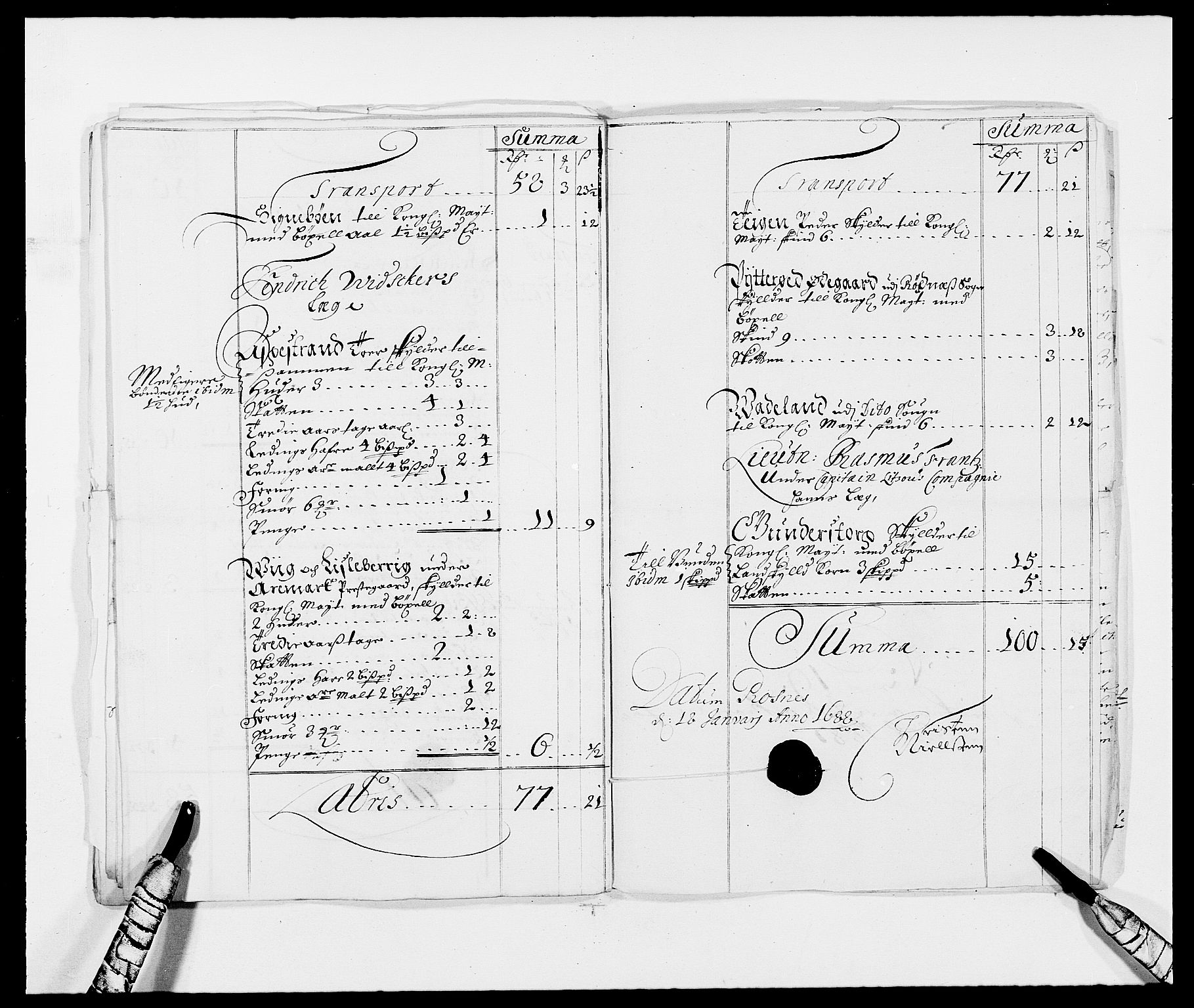 Rentekammeret inntil 1814, Reviderte regnskaper, Fogderegnskap, AV/RA-EA-4092/R01/L0007: Fogderegnskap Idd og Marker, 1687-1688, p. 20