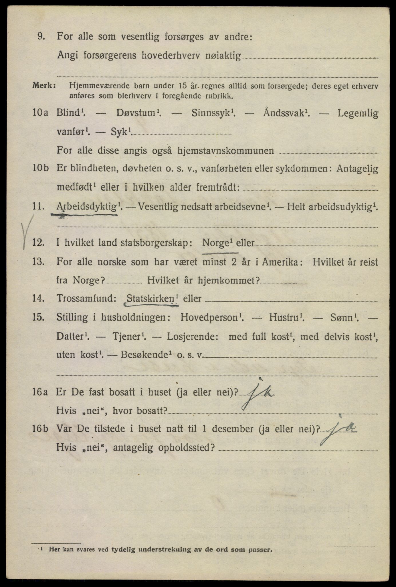 SAO, 1920 census for Kristiania, 1920, p. 570022