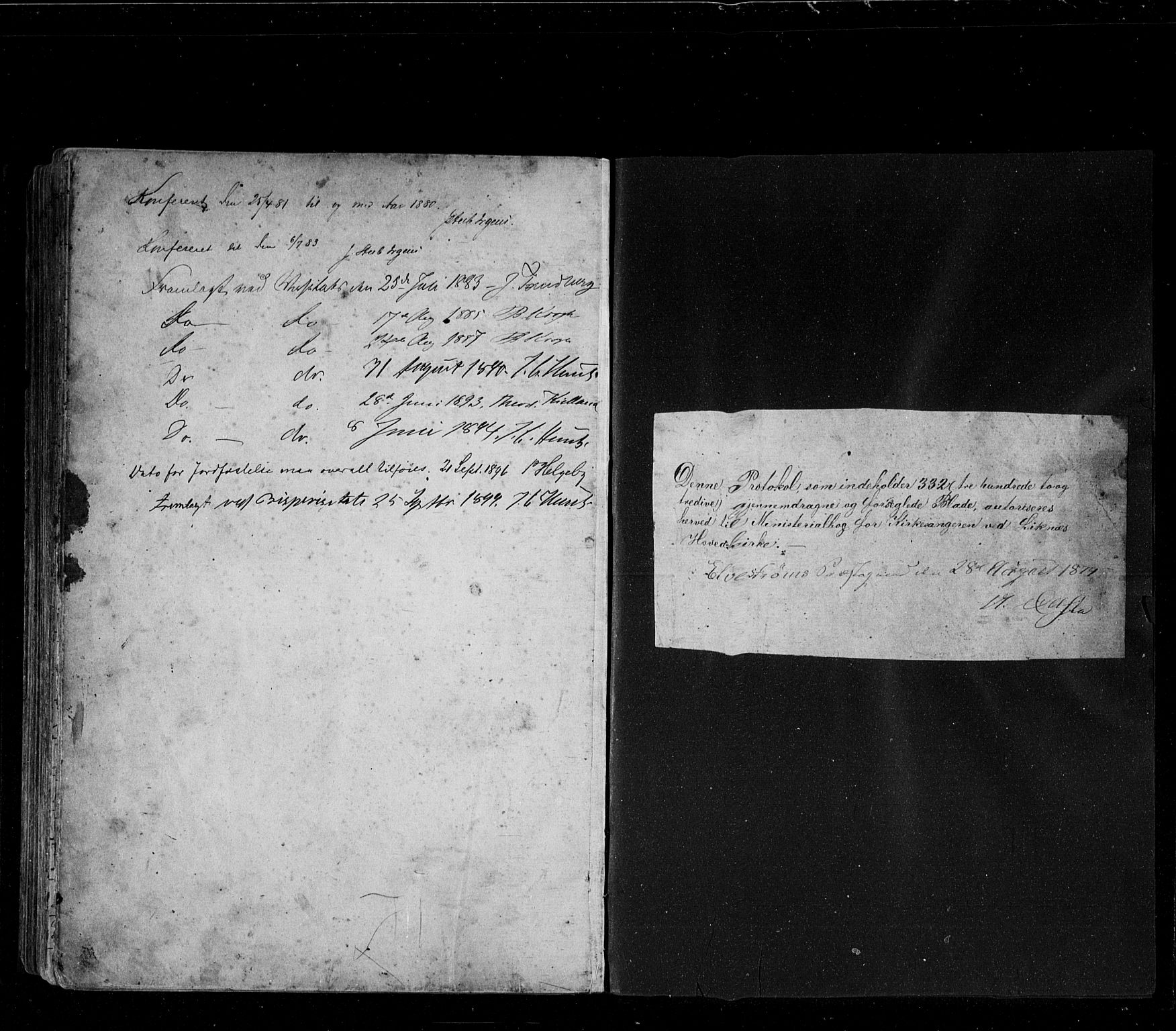 Kvinesdal sokneprestkontor, SAK/1111-0026/F/Fb/Fbb/L0002: Parish register (copy) no. B 2, 1873-1897, p. 333