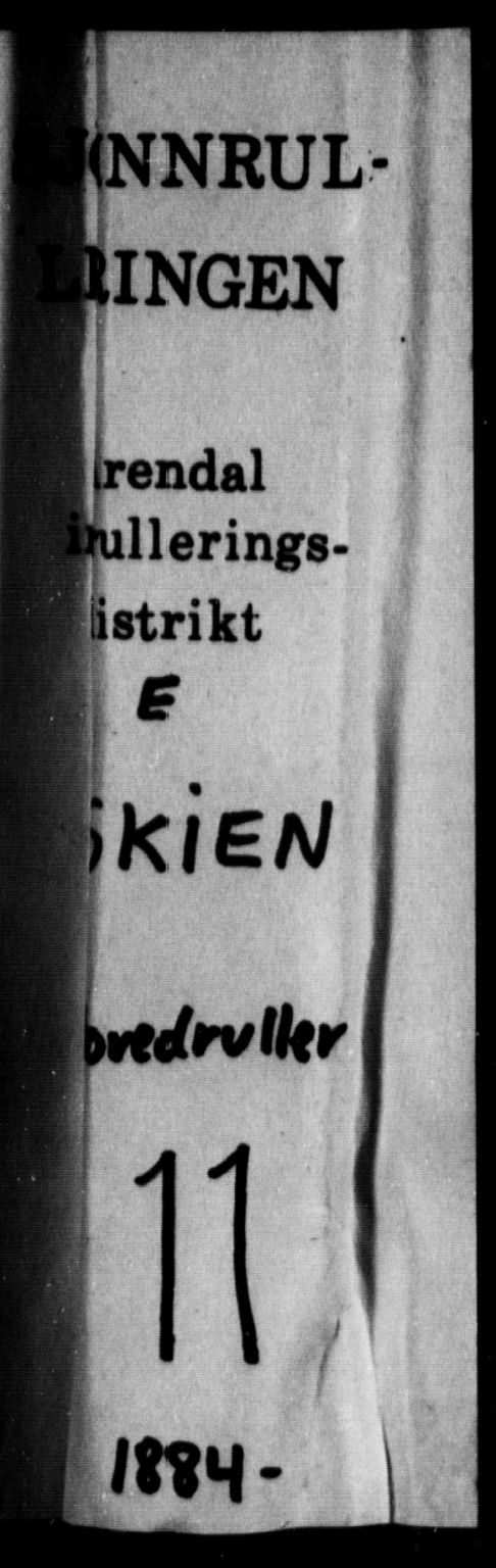 Skien innrulleringskontor, SAKO/A-832/F/Fa/L0001: Maskinist- og fyrbøterrulle, 1884-1919, p. 1