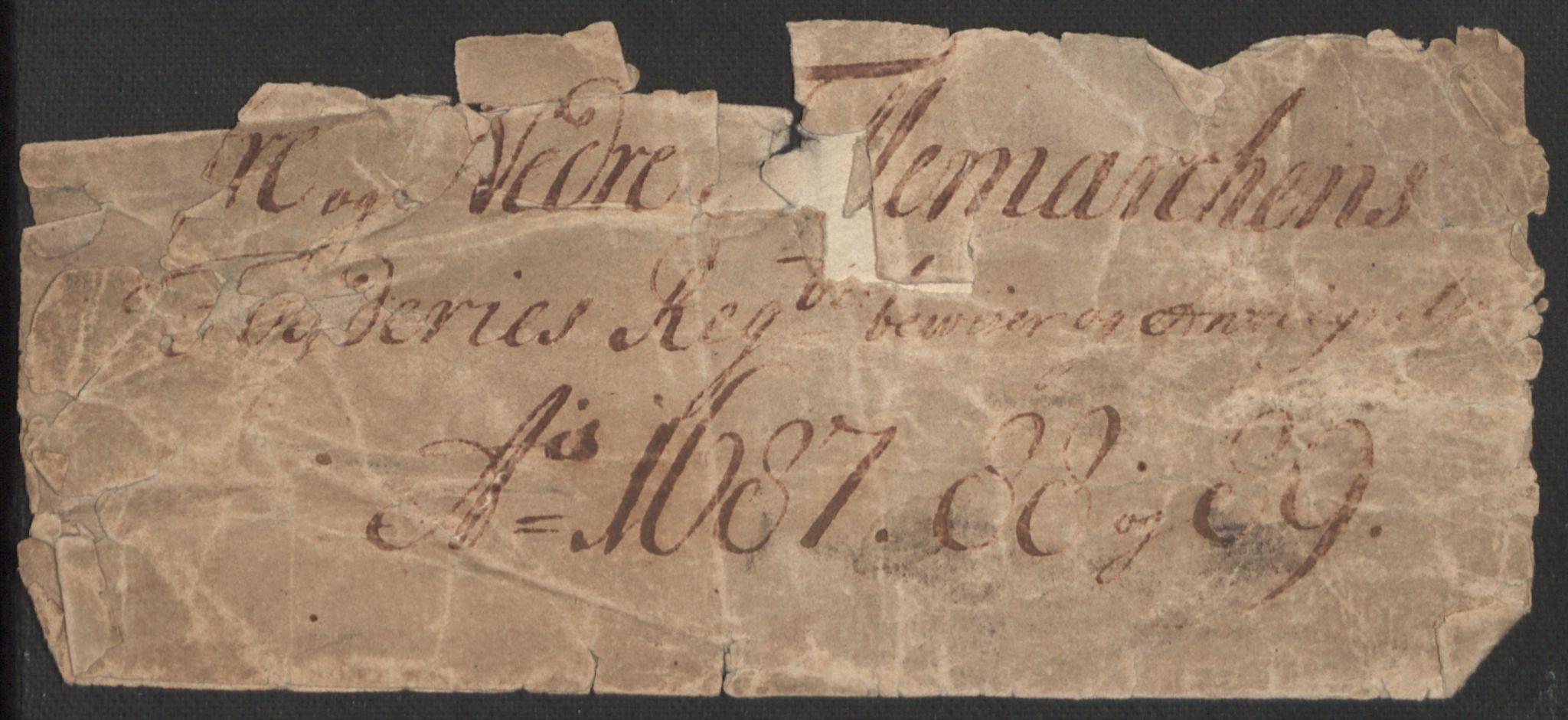 Rentekammeret inntil 1814, Reviderte regnskaper, Fogderegnskap, AV/RA-EA-4092/R35/L2086: Fogderegnskap Øvre og Nedre Telemark, 1687-1689, p. 28