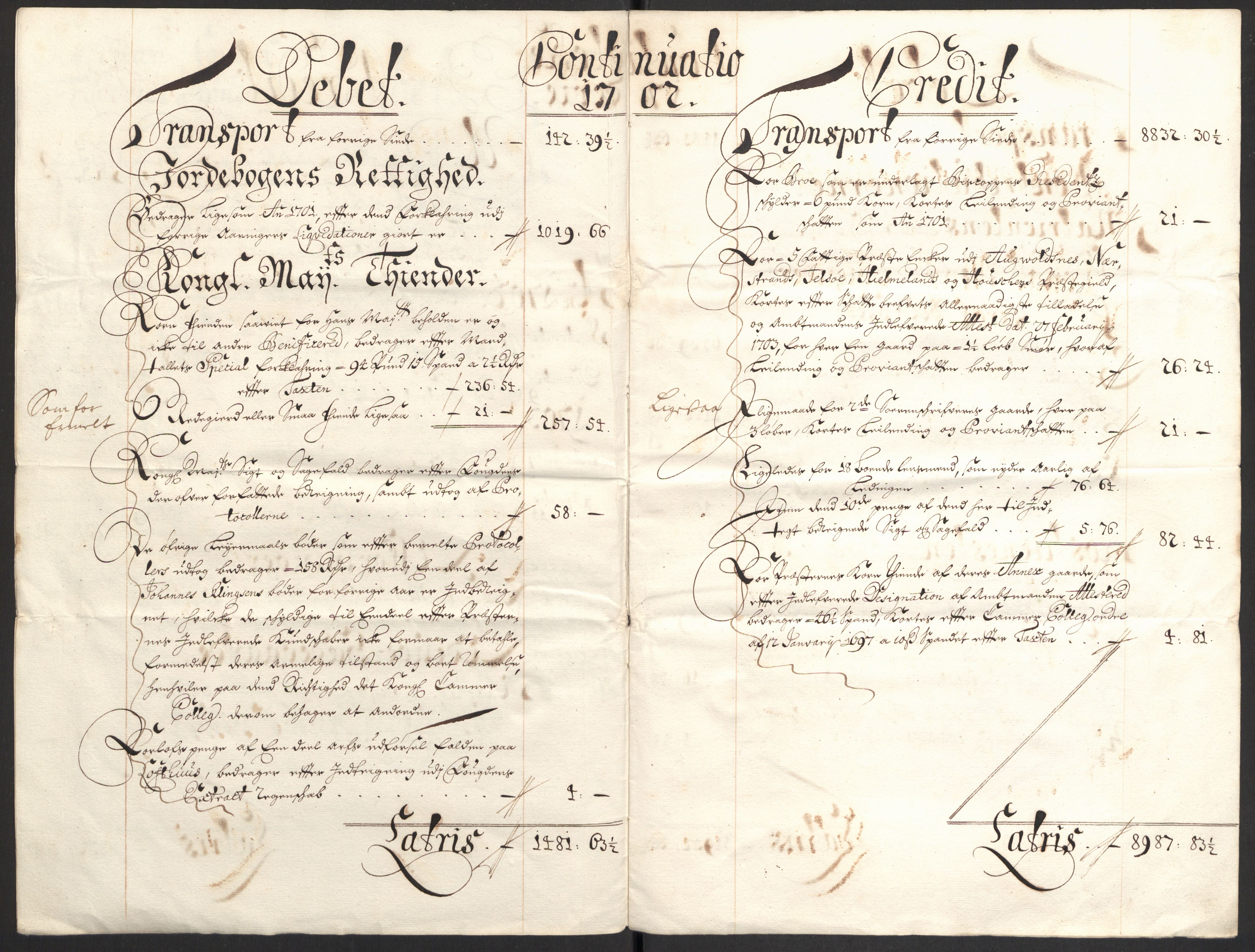 Rentekammeret inntil 1814, Reviderte regnskaper, Fogderegnskap, AV/RA-EA-4092/R47/L2859: Fogderegnskap Ryfylke, 1701-1702, p. 108