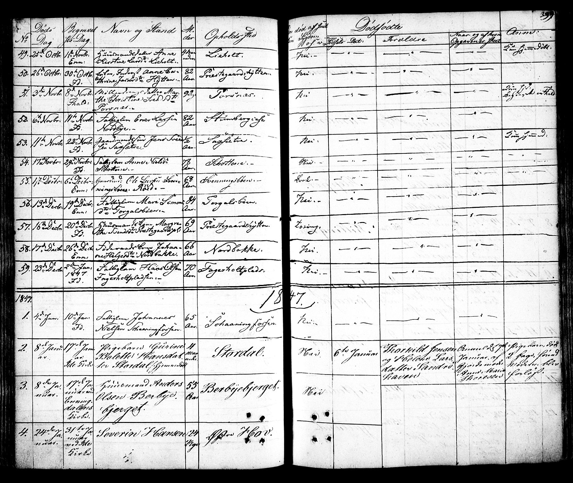 Idd prestekontor Kirkebøker, AV/SAO-A-10911/F/Fc/L0003: Parish register (official) no. III 3, 1832-1847, p. 299