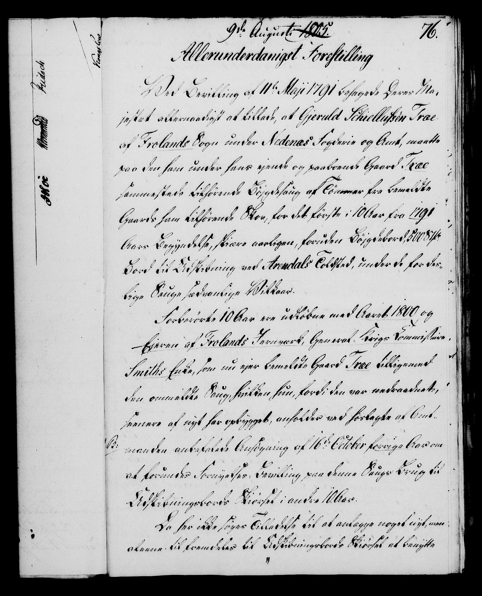 Rentekammeret, Kammerkanselliet, AV/RA-EA-3111/G/Gf/Gfa/L0087: Norsk relasjons- og resolusjonsprotokoll (merket RK 52.87), 1805, p. 427