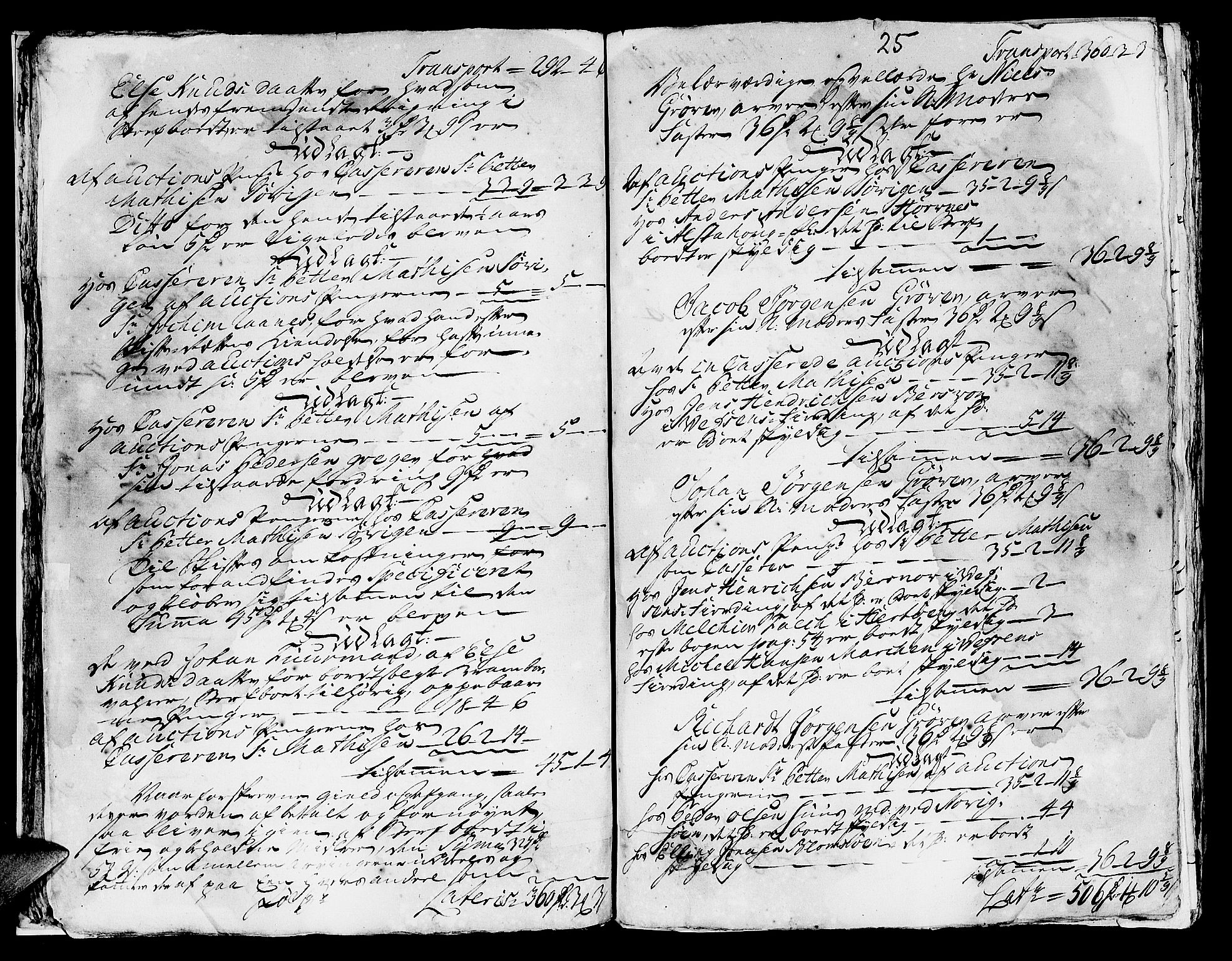 Helgeland sorenskriveri, AV/SAT-A-0004/3/3A/L0041: Konseptprotokoll 26, 1758, p. 24b-25a