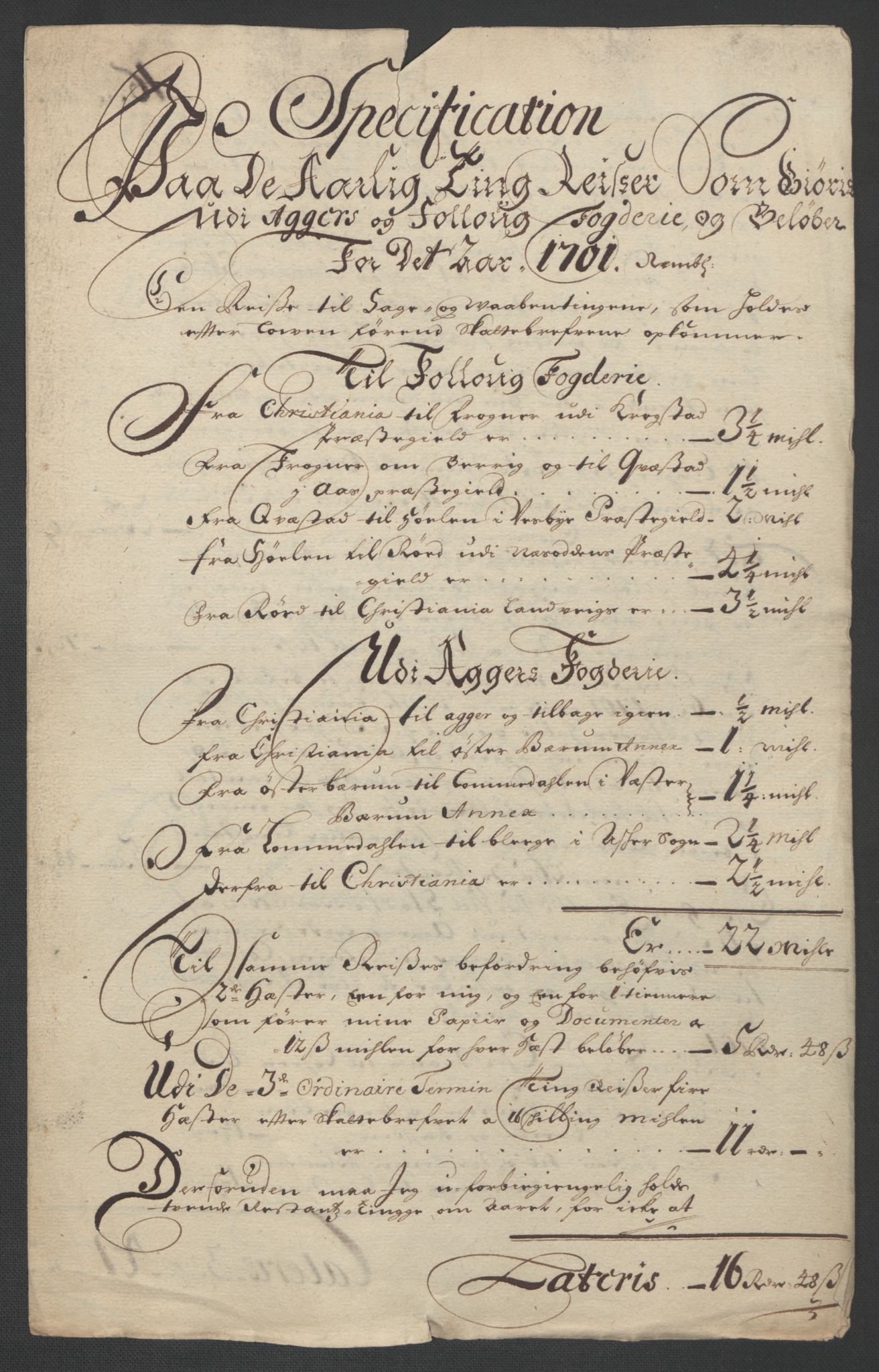 Rentekammeret inntil 1814, Reviderte regnskaper, Fogderegnskap, AV/RA-EA-4092/R10/L0444: Fogderegnskap Aker og Follo, 1701-1702, p. 205