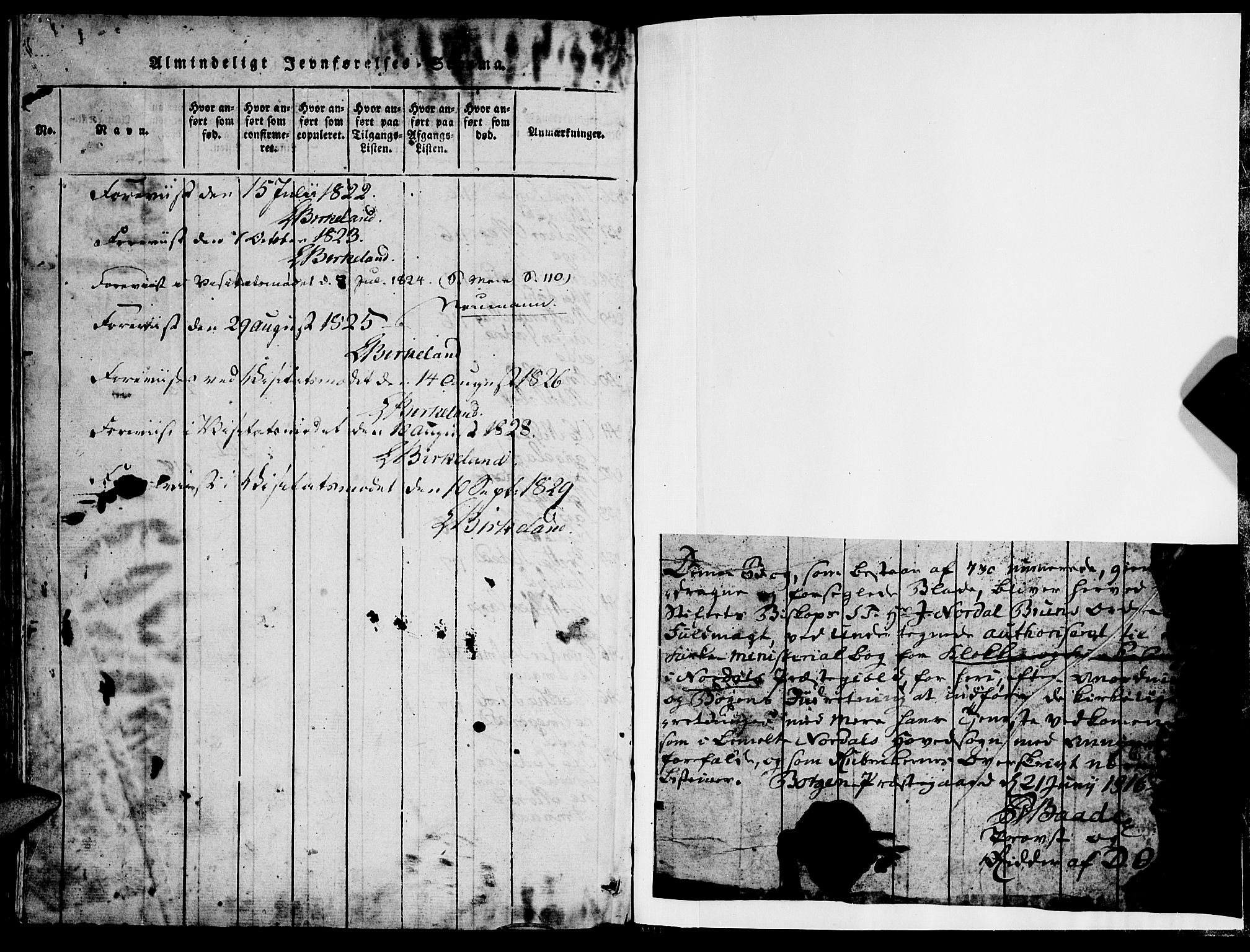 Ministerialprotokoller, klokkerbøker og fødselsregistre - Møre og Romsdal, AV/SAT-A-1454/519/L0260: Parish register (copy) no. 519C01, 1817-1829, p. 734-735