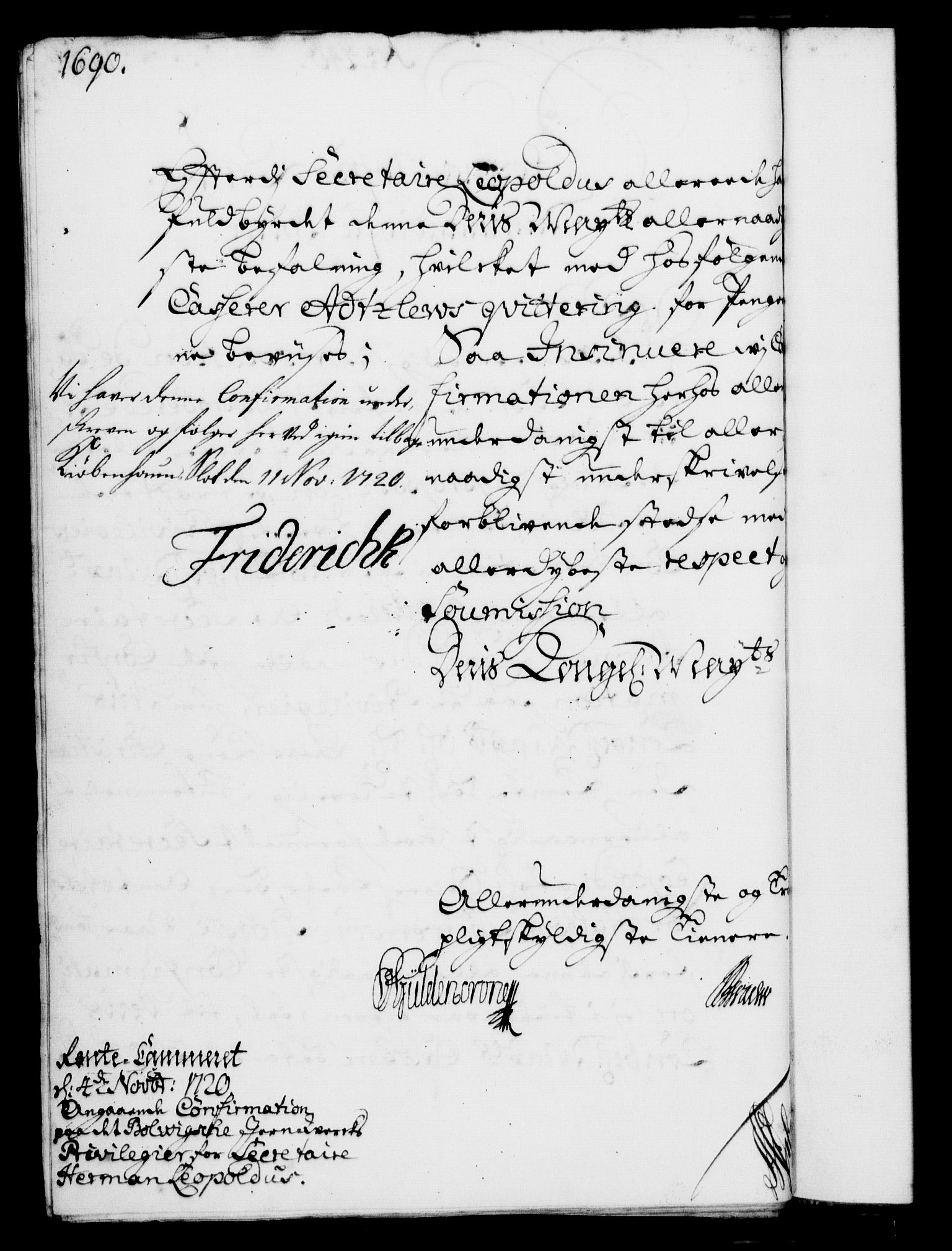 Rentekammeret, Kammerkanselliet, AV/RA-EA-3111/G/Gf/Gfa/L0003: Norsk relasjons- og resolusjonsprotokoll (merket RK 52.3), 1720, p. 665