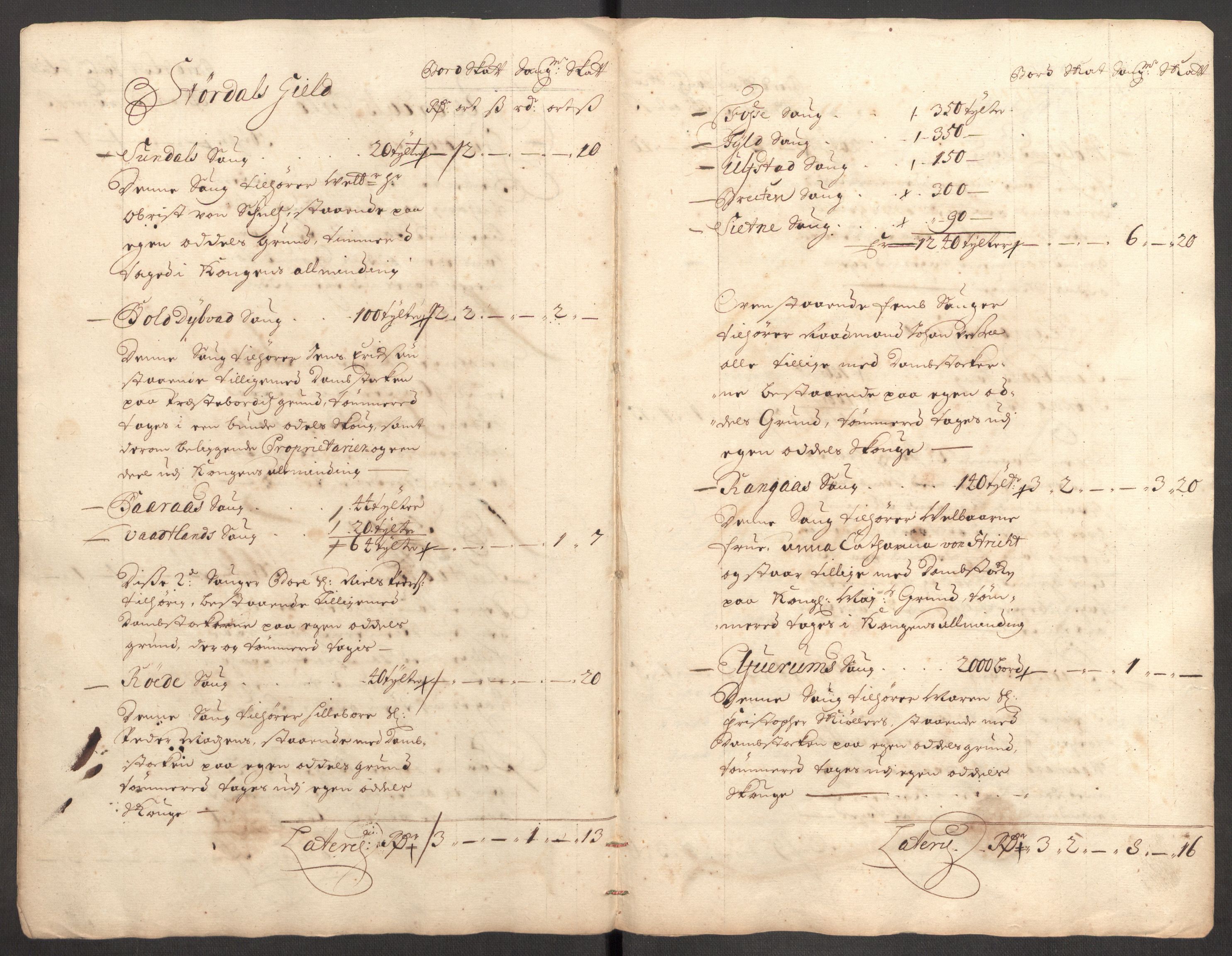 Rentekammeret inntil 1814, Reviderte regnskaper, Fogderegnskap, RA/EA-4092/R62/L4188: Fogderegnskap Stjørdal og Verdal, 1696, p. 123