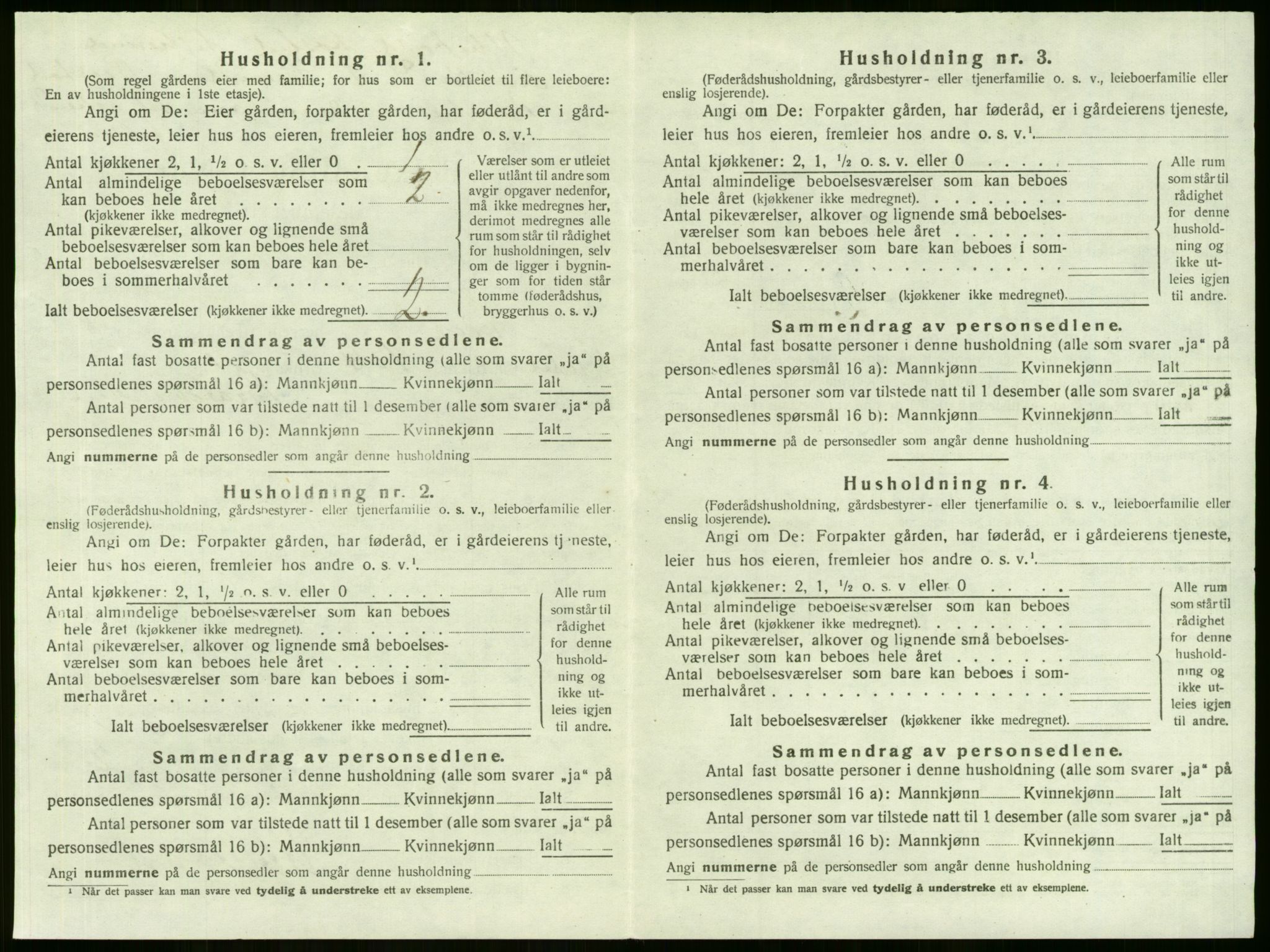 SAKO, 1920 census for Lier, 1920, p. 1437