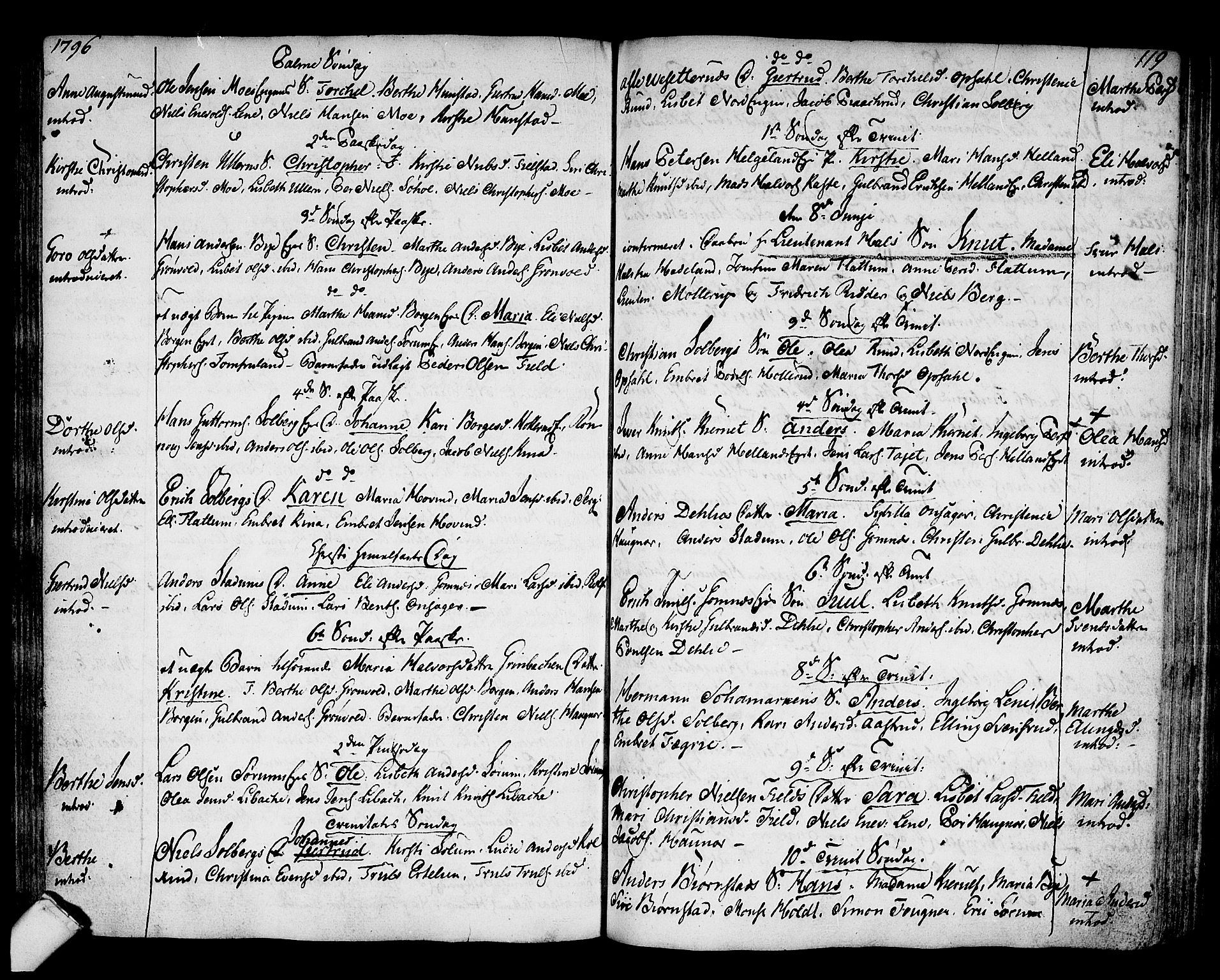 Hole kirkebøker, SAKO/A-228/F/Fa/L0002: Parish register (official) no. I 2, 1766-1814, p. 119