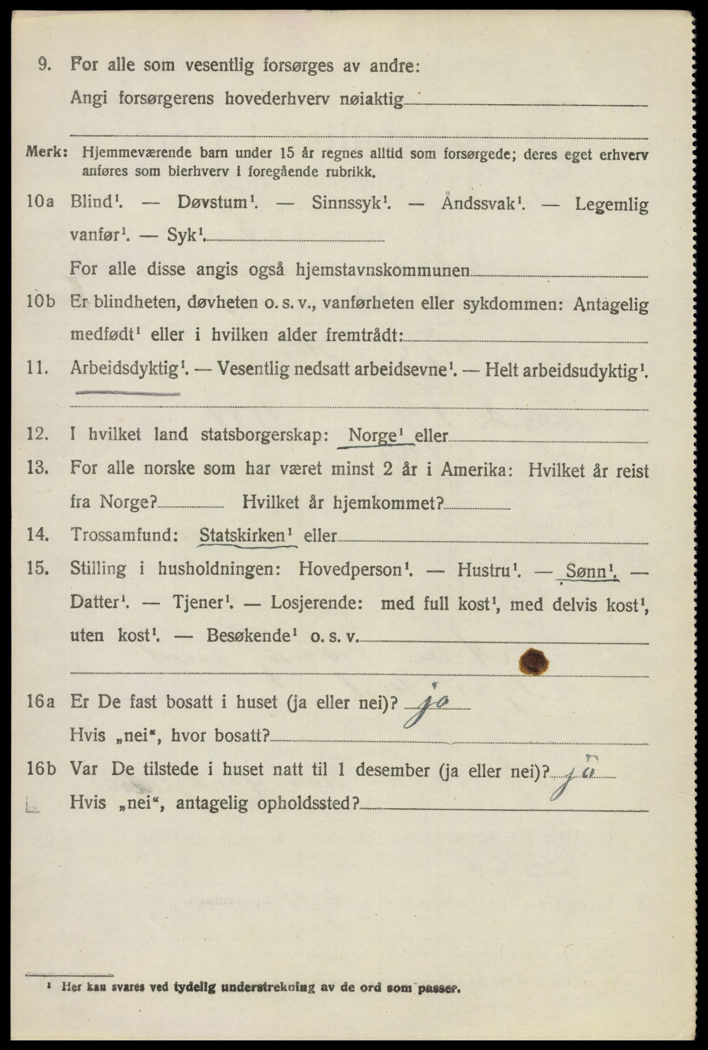 SAO, 1920 census for Ås, 1920, p. 6203