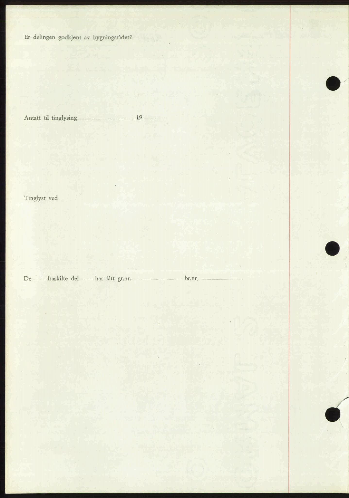 Toten tingrett, SAH/TING-006/H/Hb/Hbc/L0020: Mortgage book no. Hbc-20, 1948-1948, Diary no: : 2918/1948