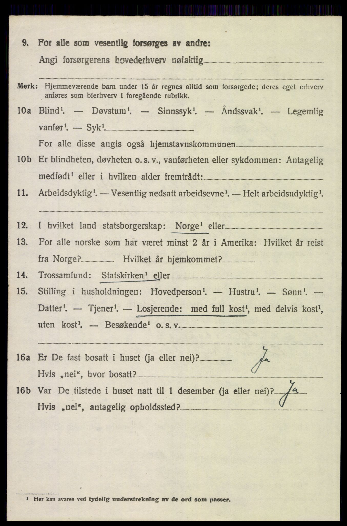 SAH, 1920 census for Elverum, 1920, p. 15559