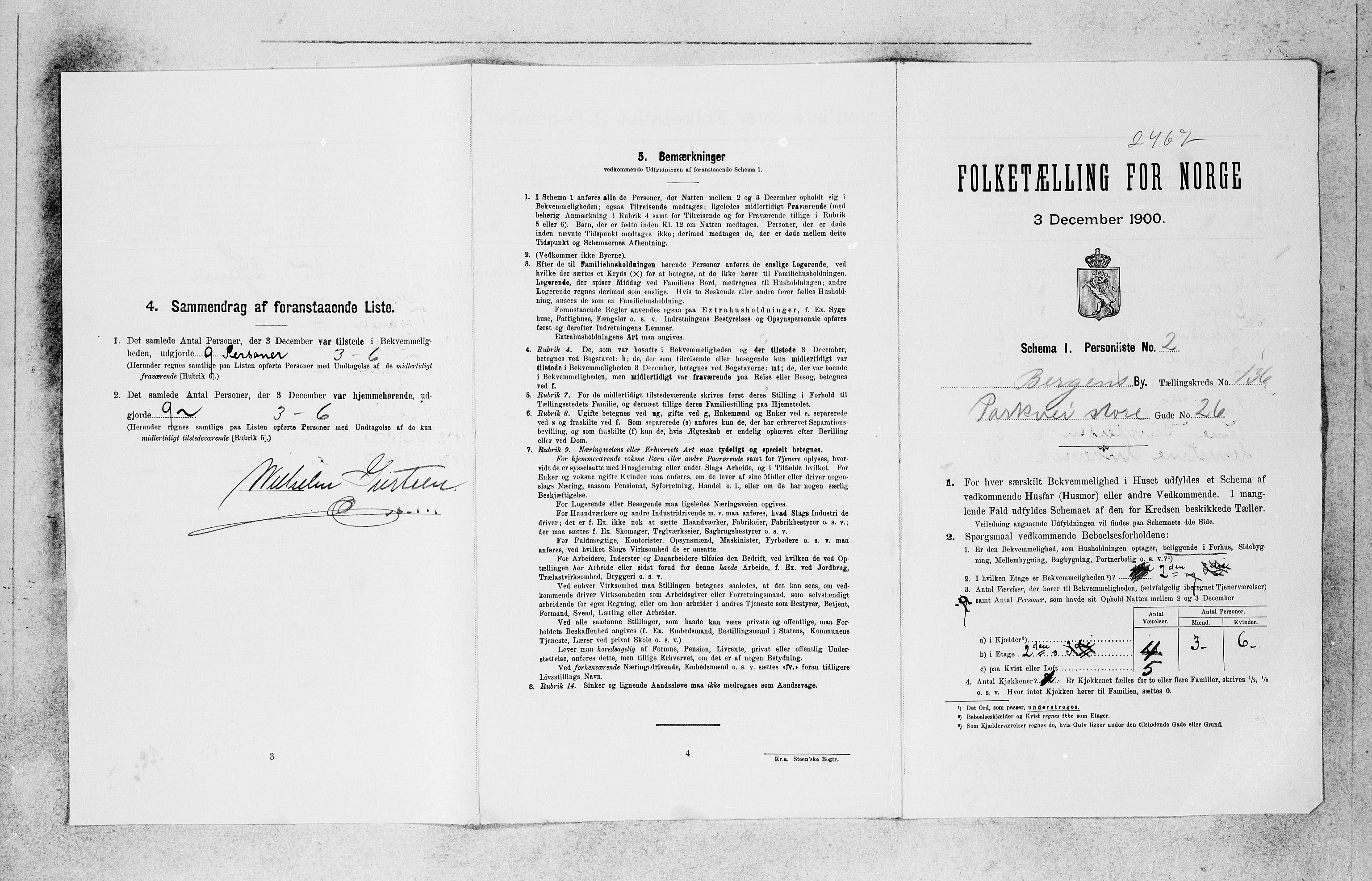 SAB, 1900 census for Bergen, 1900, p. 27720