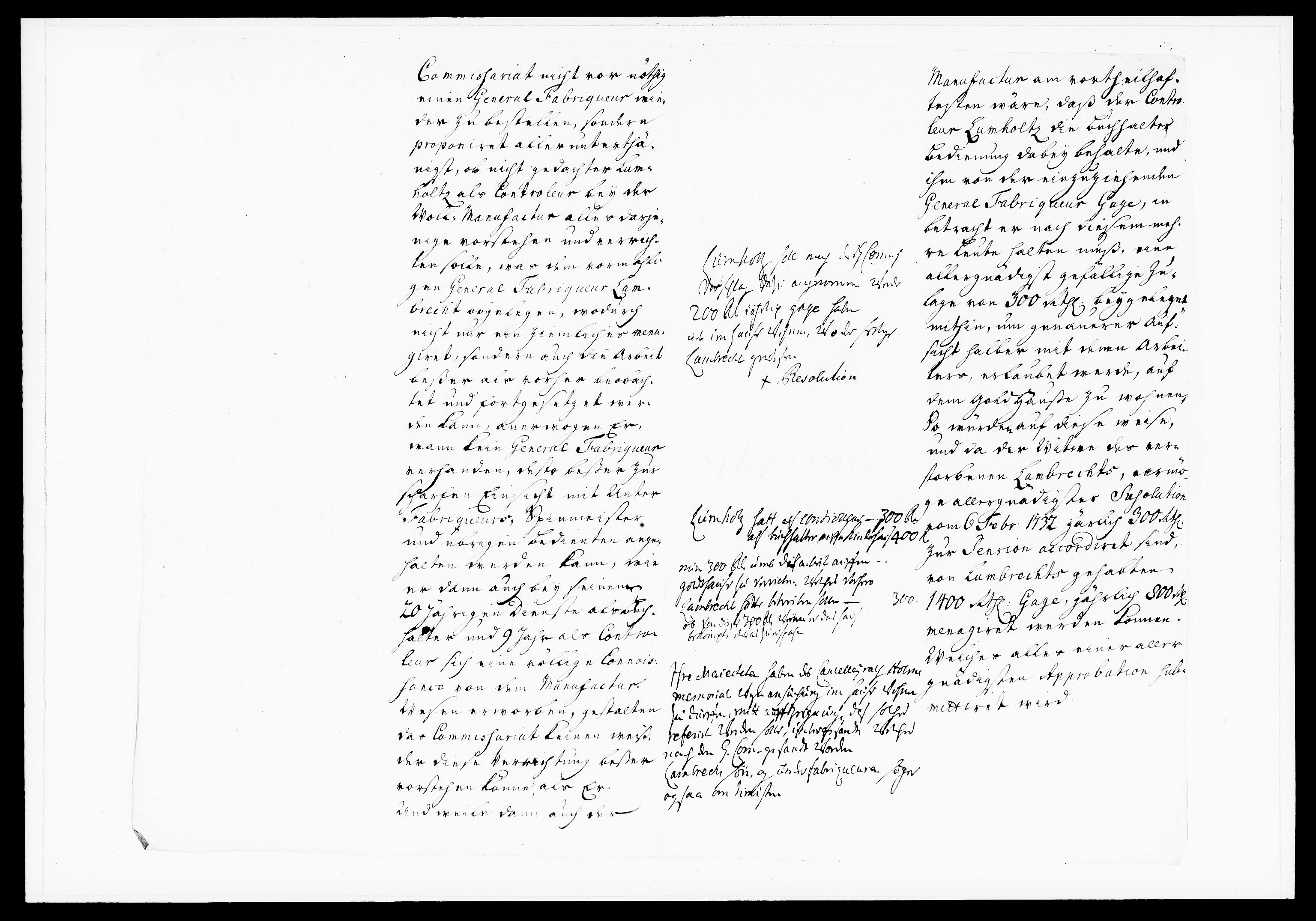 Krigskollegiet, Krigskancelliet, DRA/A-0006/-/1165-1170: Refererede sager, 1741, p. 303