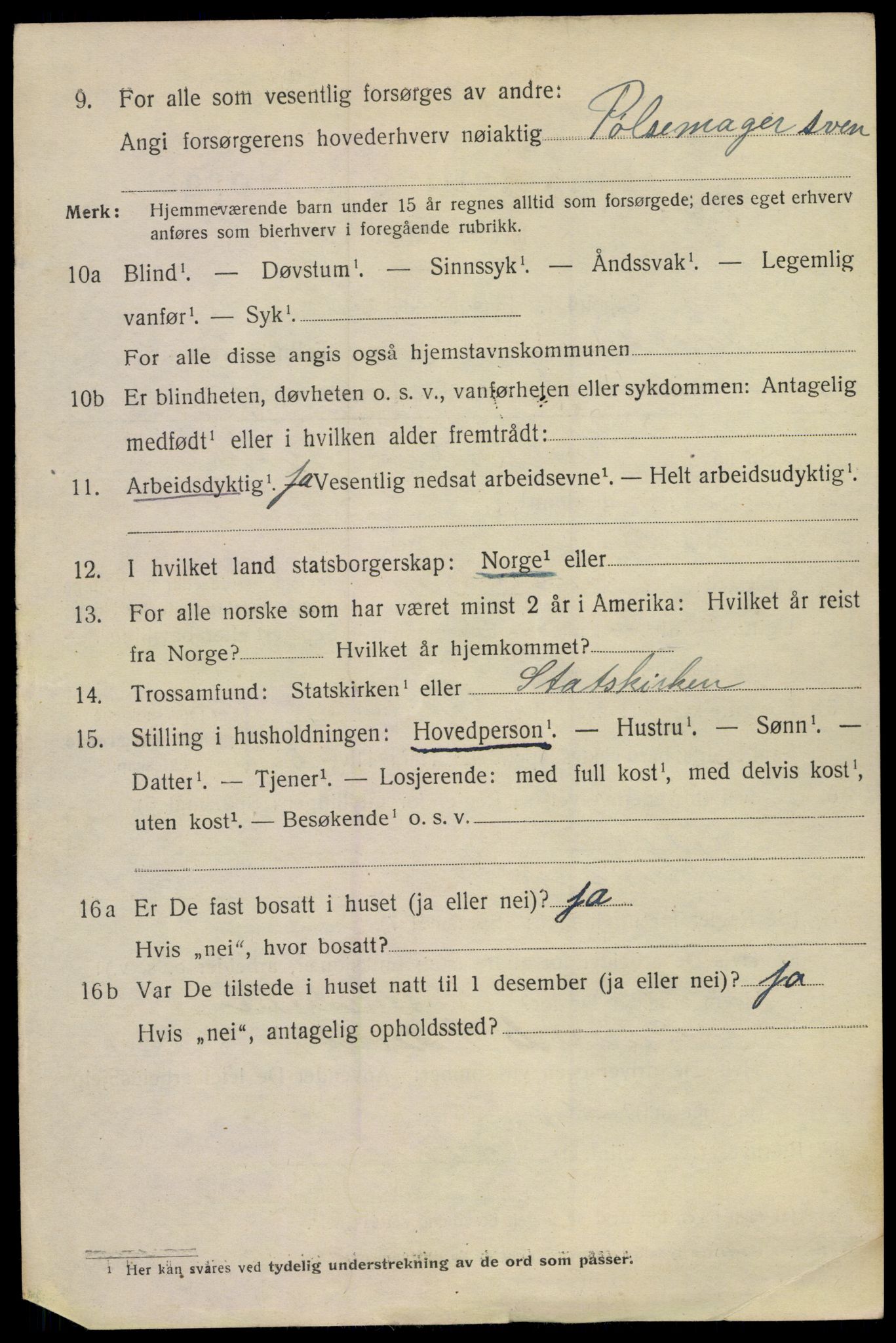 SAKO, 1920 census for Sandefjord, 1920, p. 4181