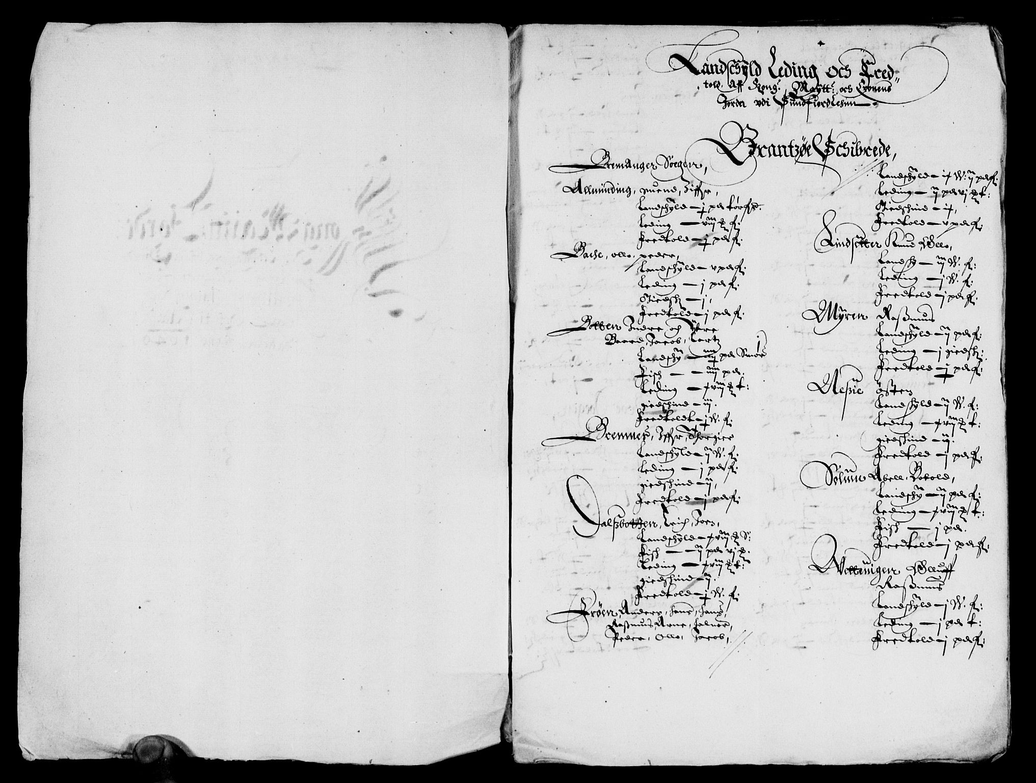 Rentekammeret inntil 1814, Reviderte regnskaper, Lensregnskaper, AV/RA-EA-5023/R/Rb/Rbt/L0085: Bergenhus len, 1639-1640