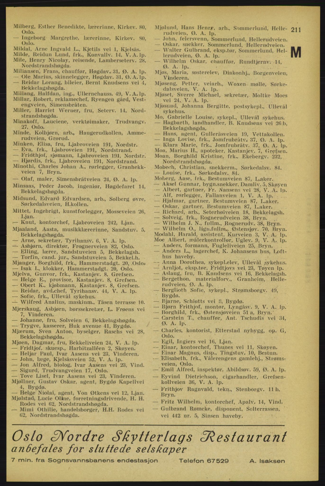 Aker adressebok/adressekalender, PUBL/001/A/005: Aker adressebok, 1934-1935, p. 211