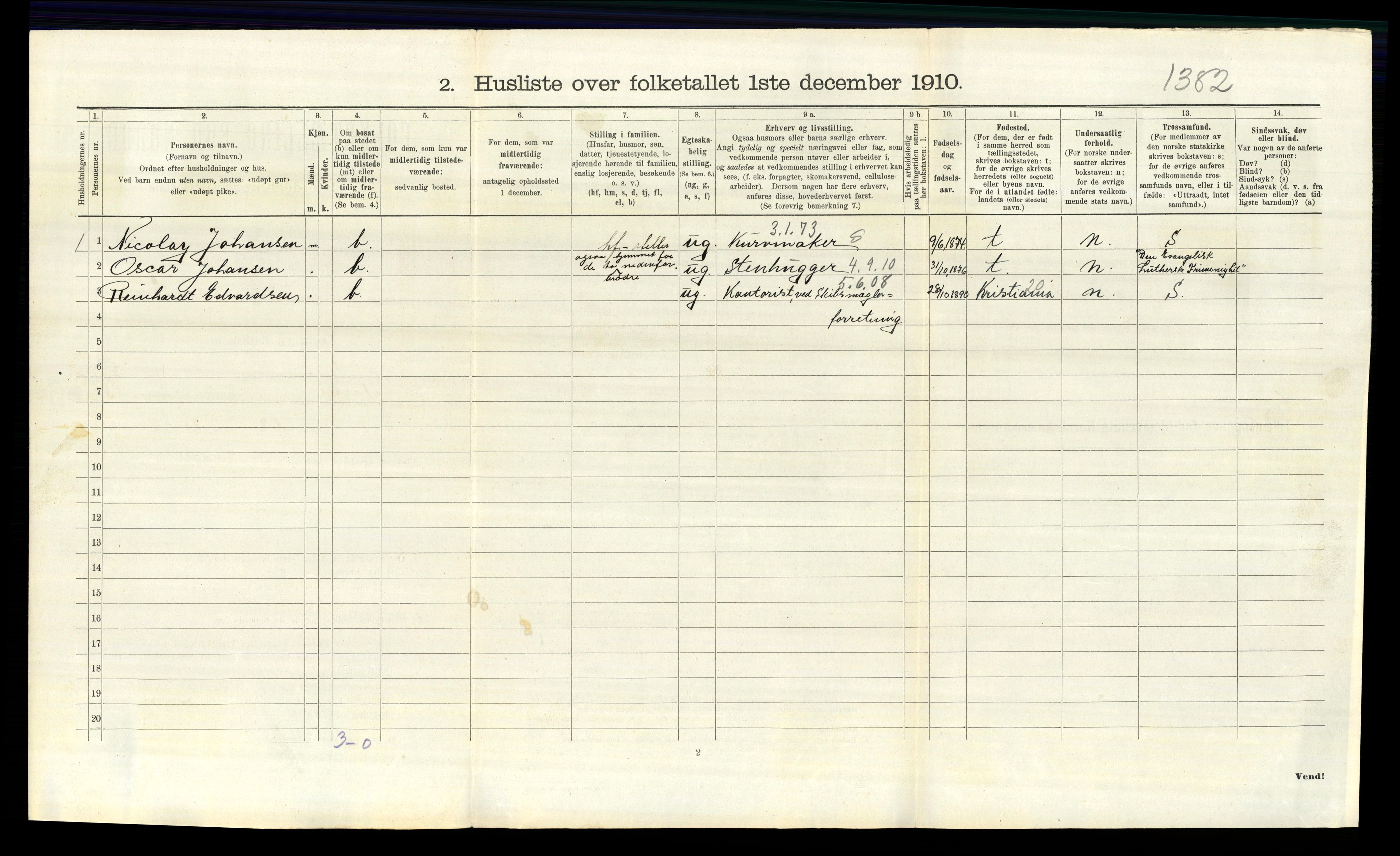 RA, 1910 census for Tune, 1910, p. 489