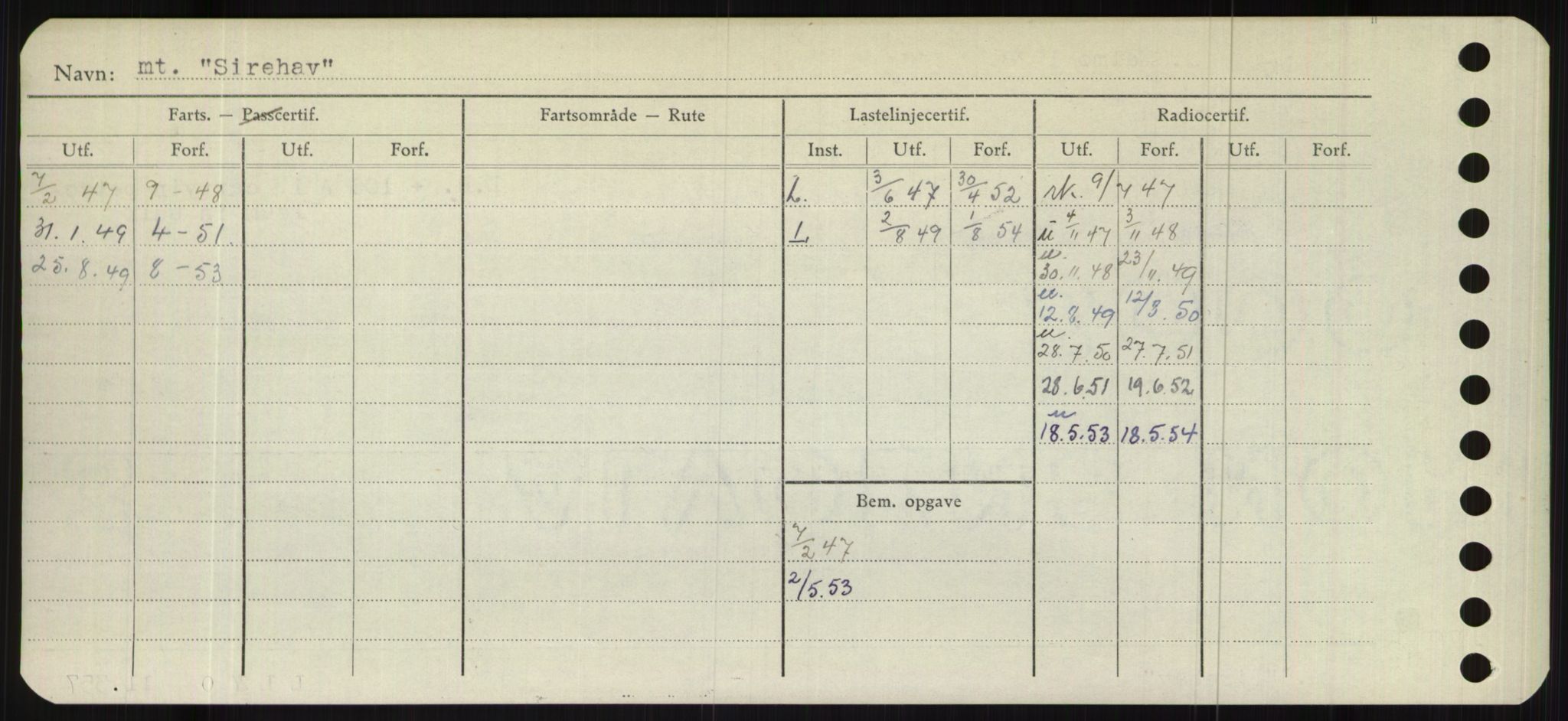 Sjøfartsdirektoratet med forløpere, Skipsmålingen, AV/RA-S-1627/H/Hb/L0004: Fartøy, O-S, p. 340