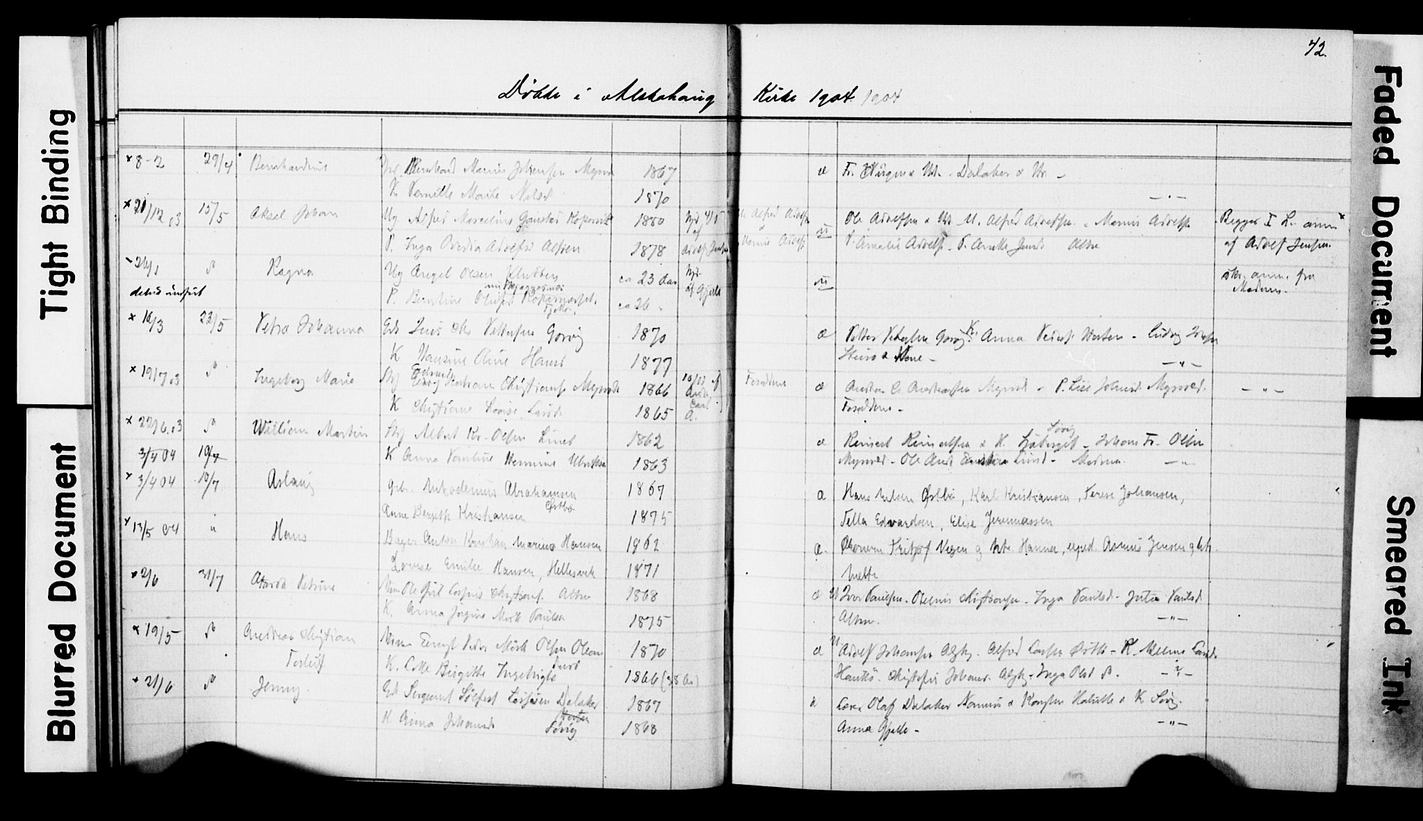 Ministerialprotokoller, klokkerbøker og fødselsregistre - Nordland, AV/SAT-A-1459/830/L0465: Parish register (copy) no. 830C07, 1891-1905, p. 42