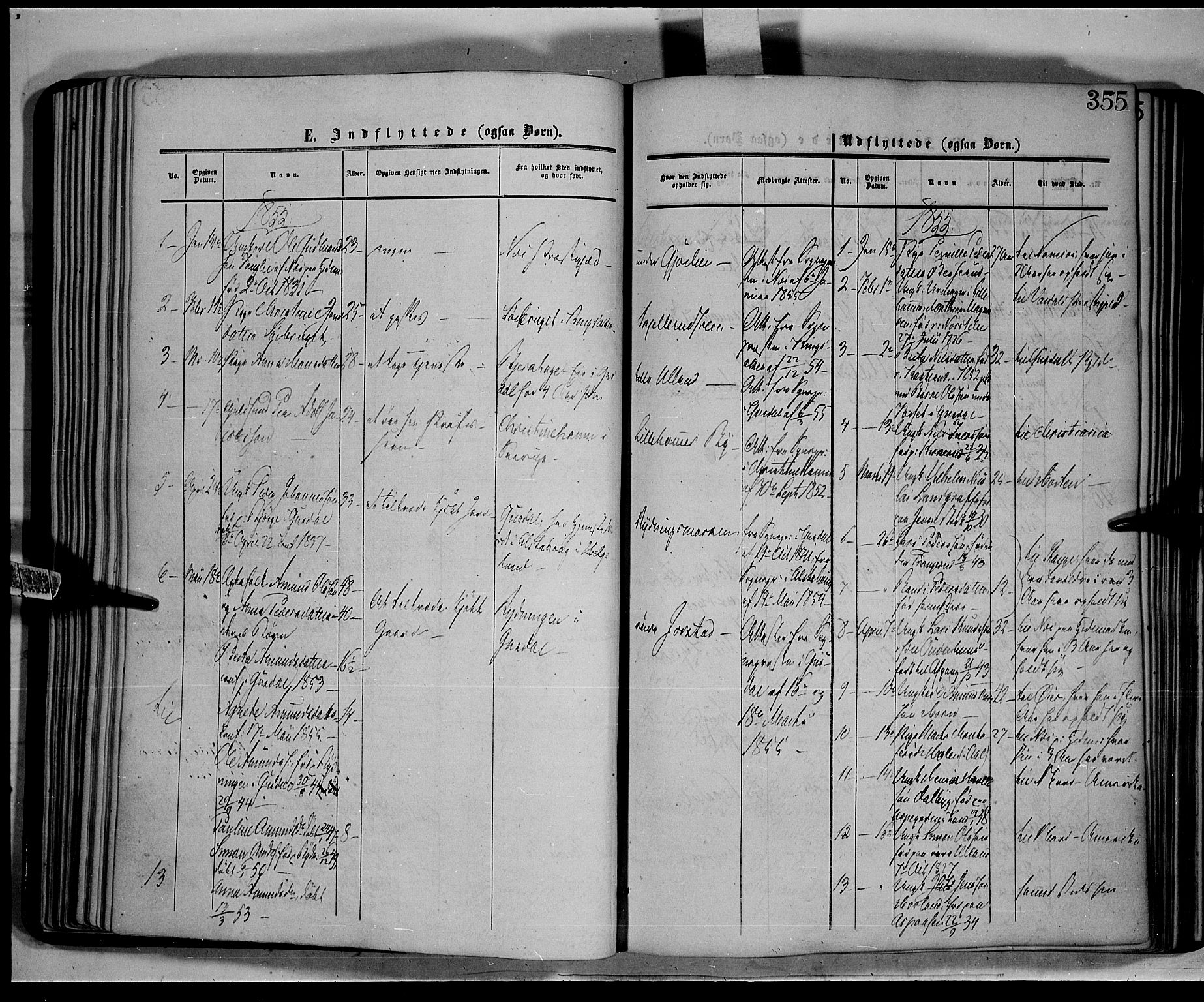 Fåberg prestekontor, AV/SAH-PREST-086/H/Ha/Haa/L0006: Parish register (official) no. 6B, 1855-1867, p. 355