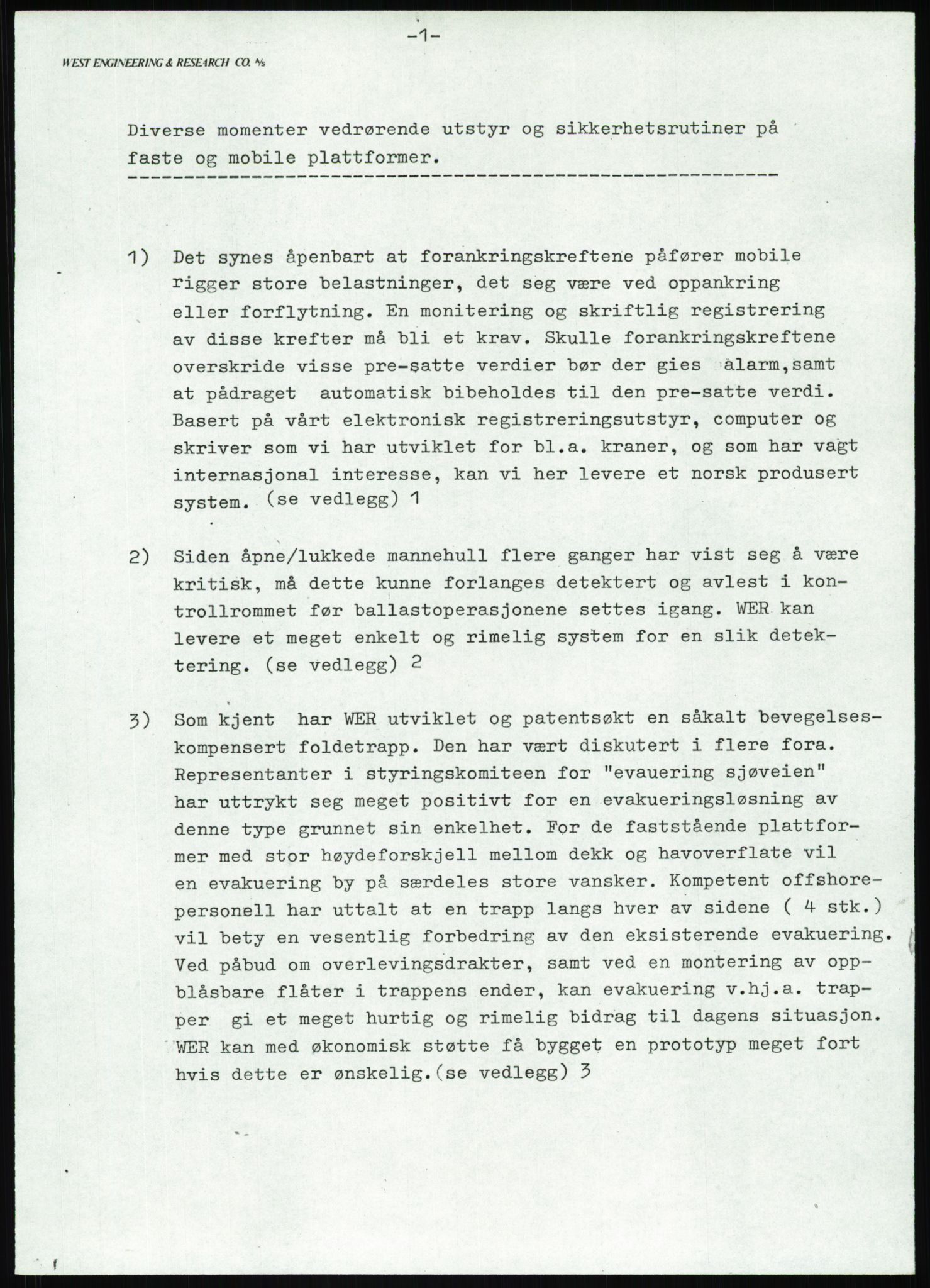 Justisdepartementet, Granskningskommisjonen ved Alexander Kielland-ulykken 27.3.1980, RA/S-1165/D/L0022: Y Forskningsprosjekter (Y8-Y9)/Z Diverse (Doku.liste + Z1-Z15 av 15), 1980-1981, p. 846