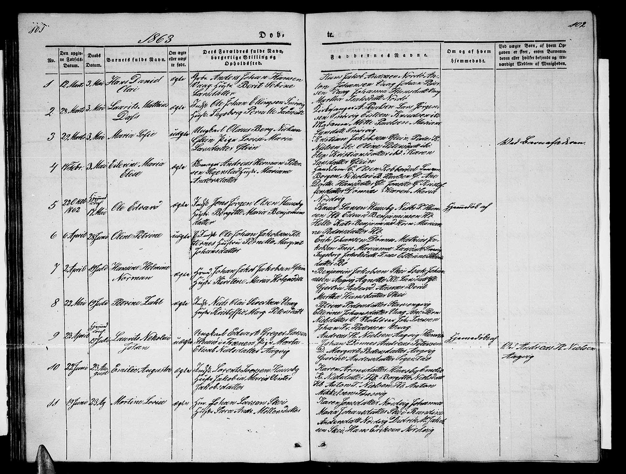 Ministerialprotokoller, klokkerbøker og fødselsregistre - Nordland, SAT/A-1459/835/L0530: Parish register (copy) no. 835C02, 1842-1865, p. 101-102